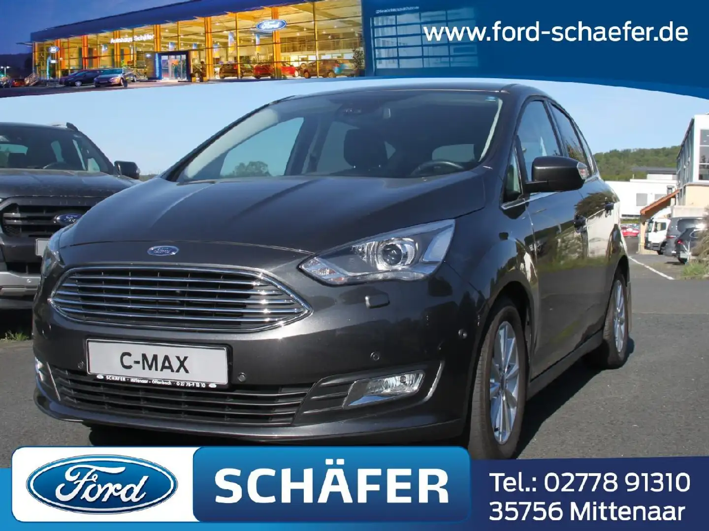 Ford C-Max Titanium+NAVI+SHZ+LHZ+LMF+KLIMA+XENON+ Gris - 1