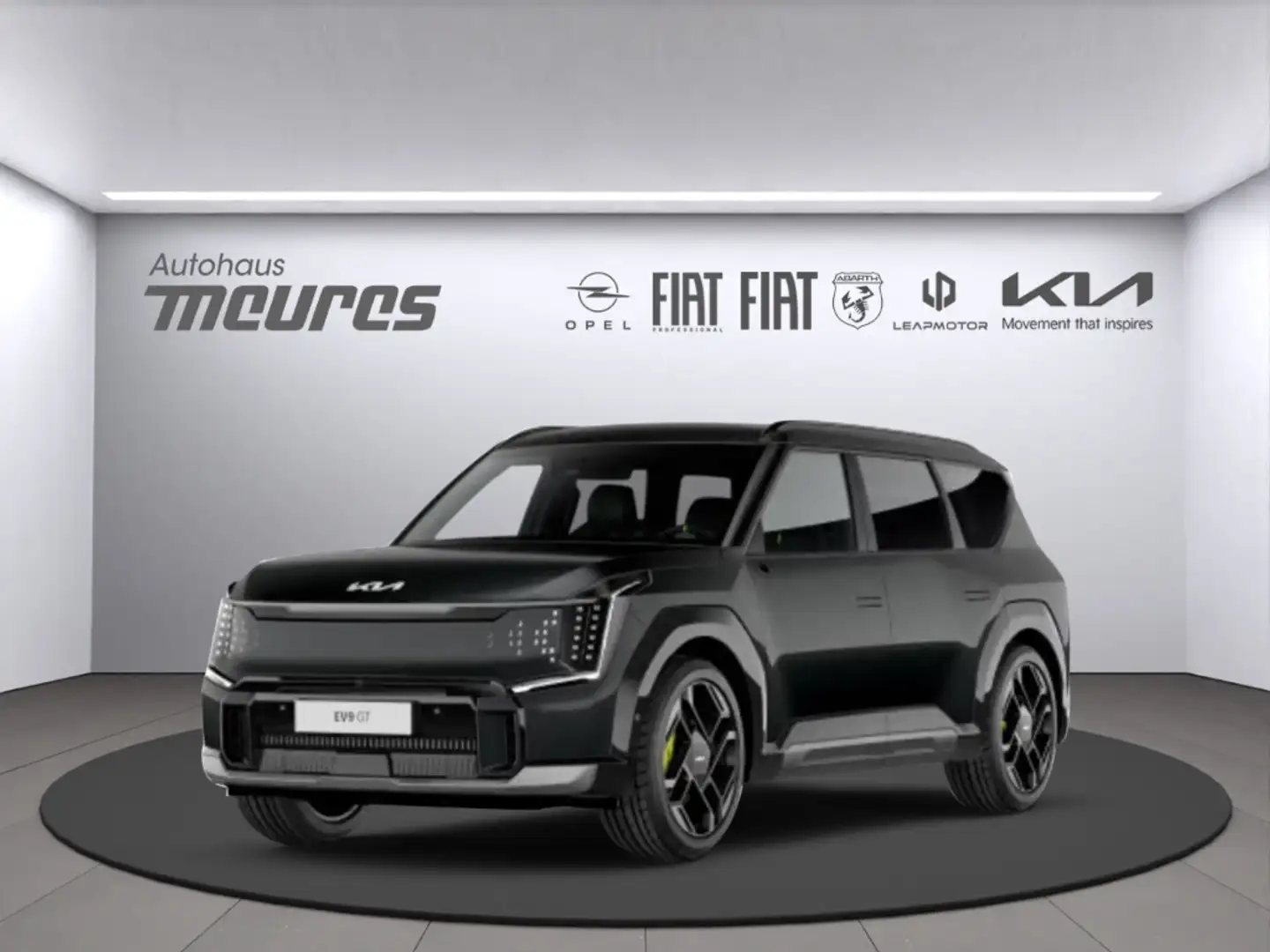 Kia EV9 GT 508 PS AWD 7-Sitzer El. Panodach Massagesitze E Negru - 1