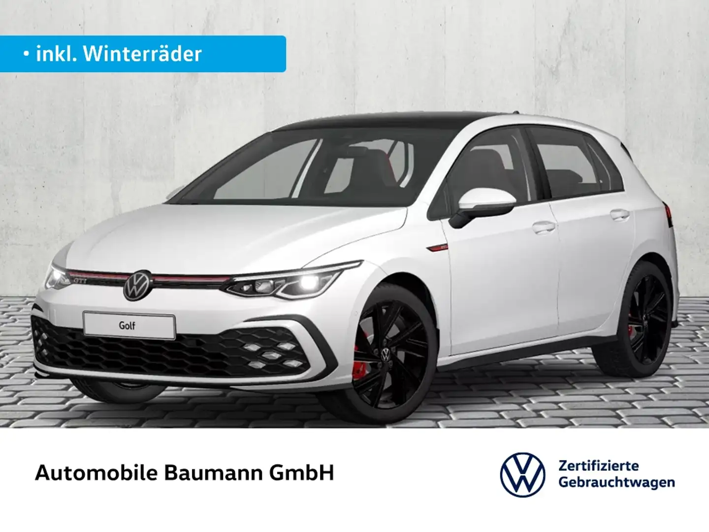 Volkswagen Golf VIII GTI 2.0 TSI DGS *PANO*NAVI*KEYLESS* Weiß - 1