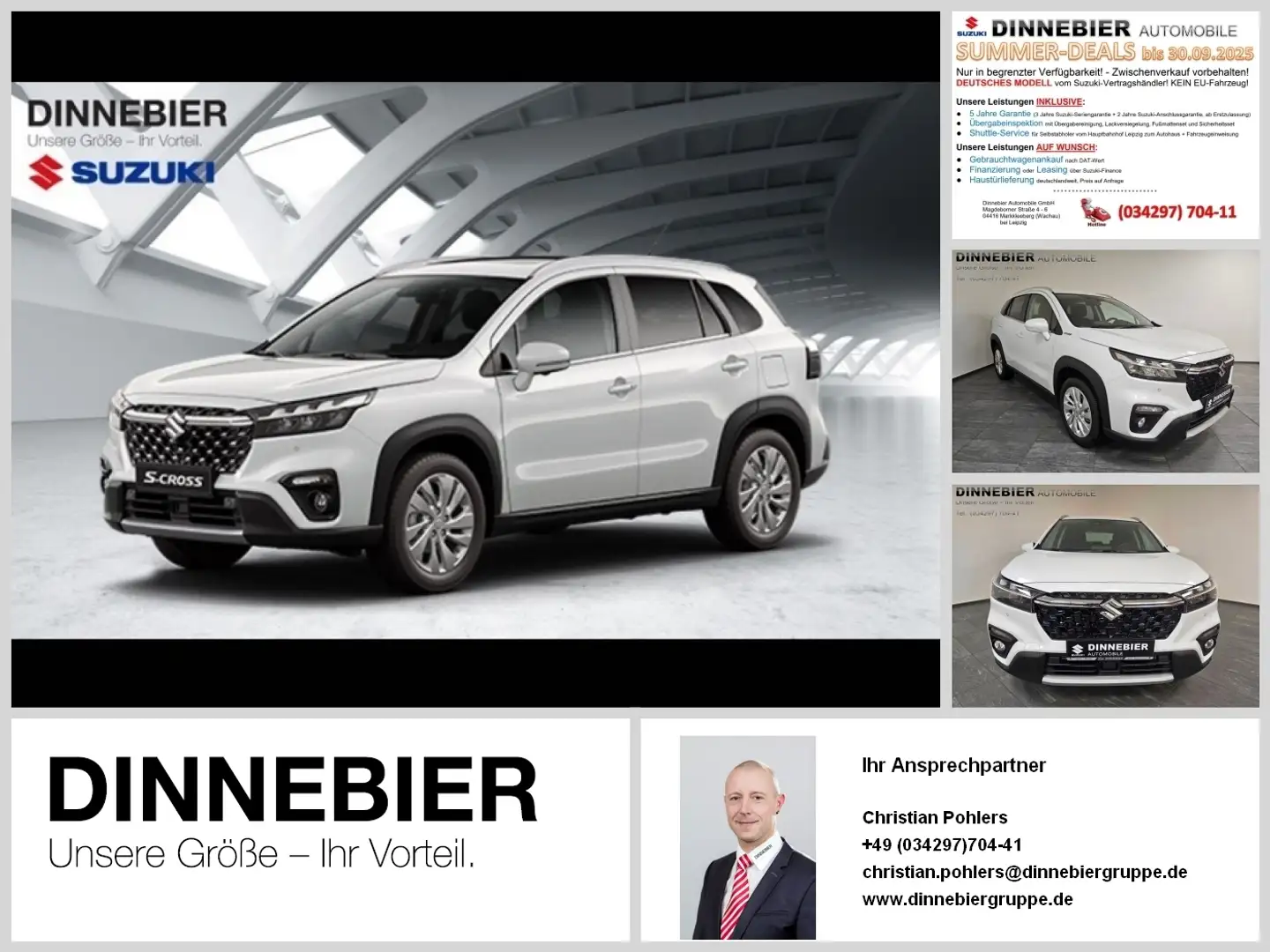Suzuki S-Cross Comfort (MT)  *5 Jahre Garantie* Weiß - 1