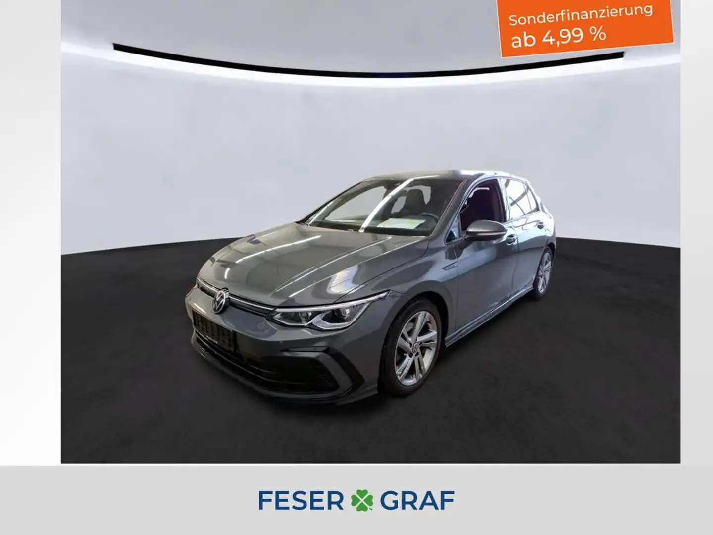 Volkswagen Golf R-Line 1.5 eTSI DSG RFK ACC Navi SHZ Grau - 1