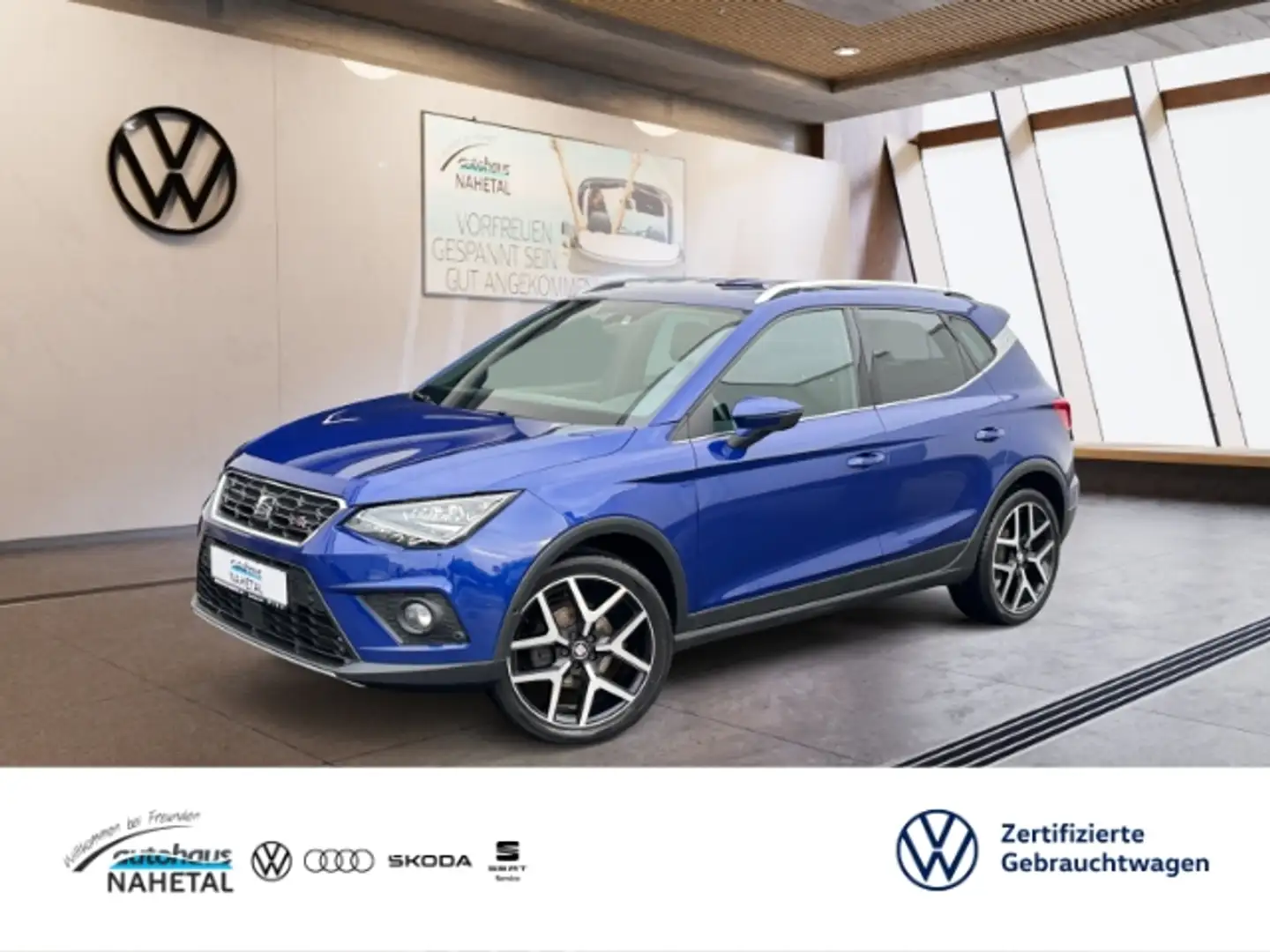 SEAT Arona FR 1.5 TSI LED NAVI 18'' BEATS DIGITAL KEYLESS MIR Blau - 1