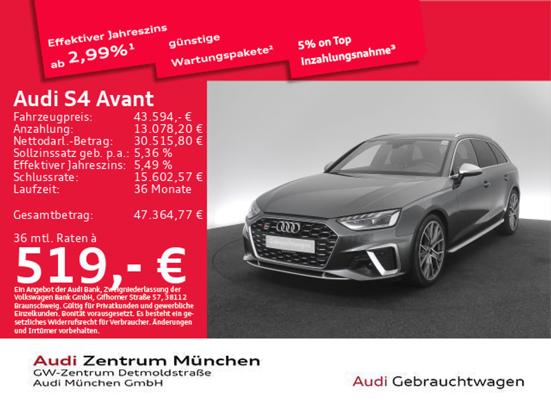 Audi S4 TDI tiptr. Matrix/HuD/ACC
