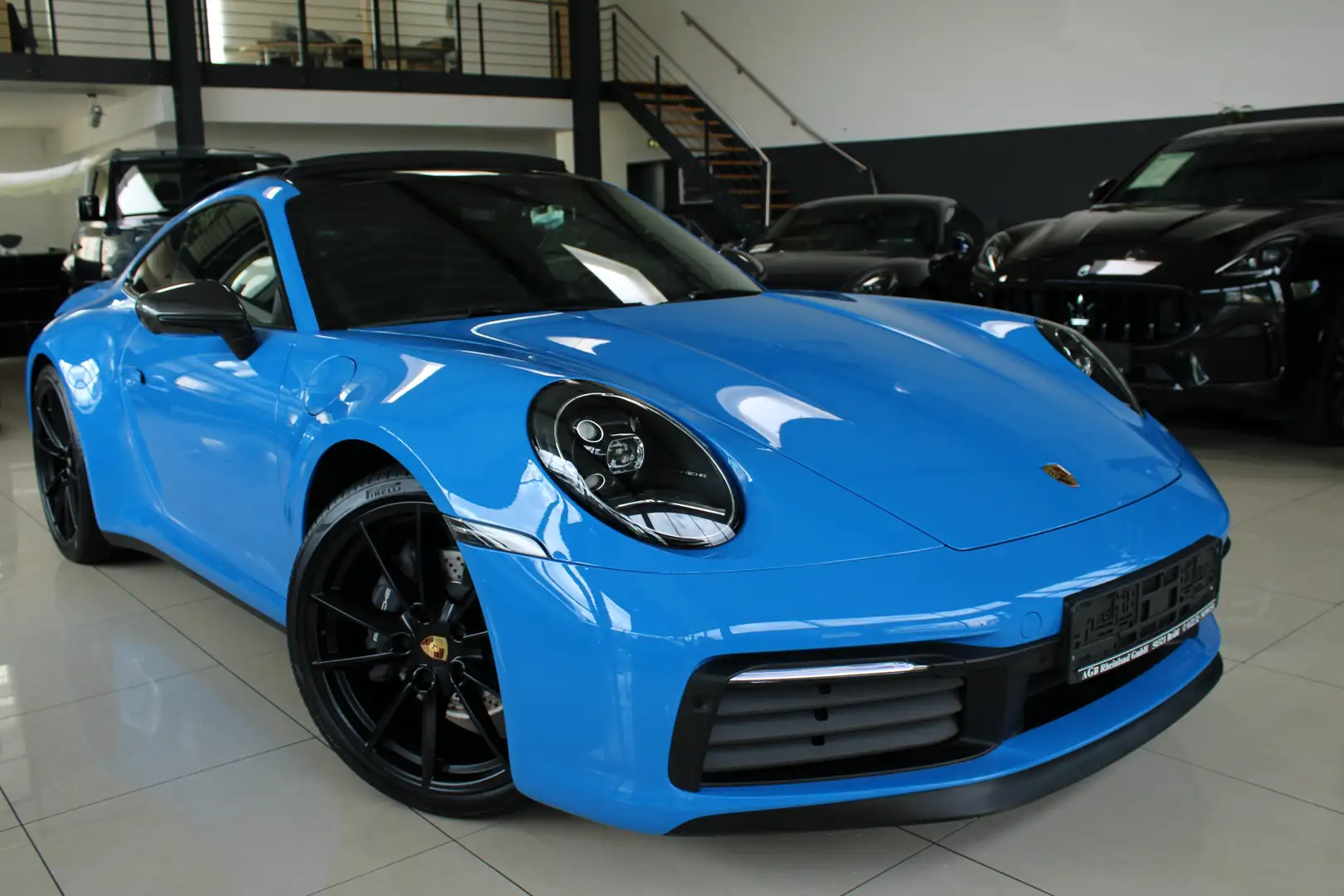 Porsche 992 CARRERA T COUPE PDK 385PS SHARK-BLUE APPROVED TOP* Blau - 2
