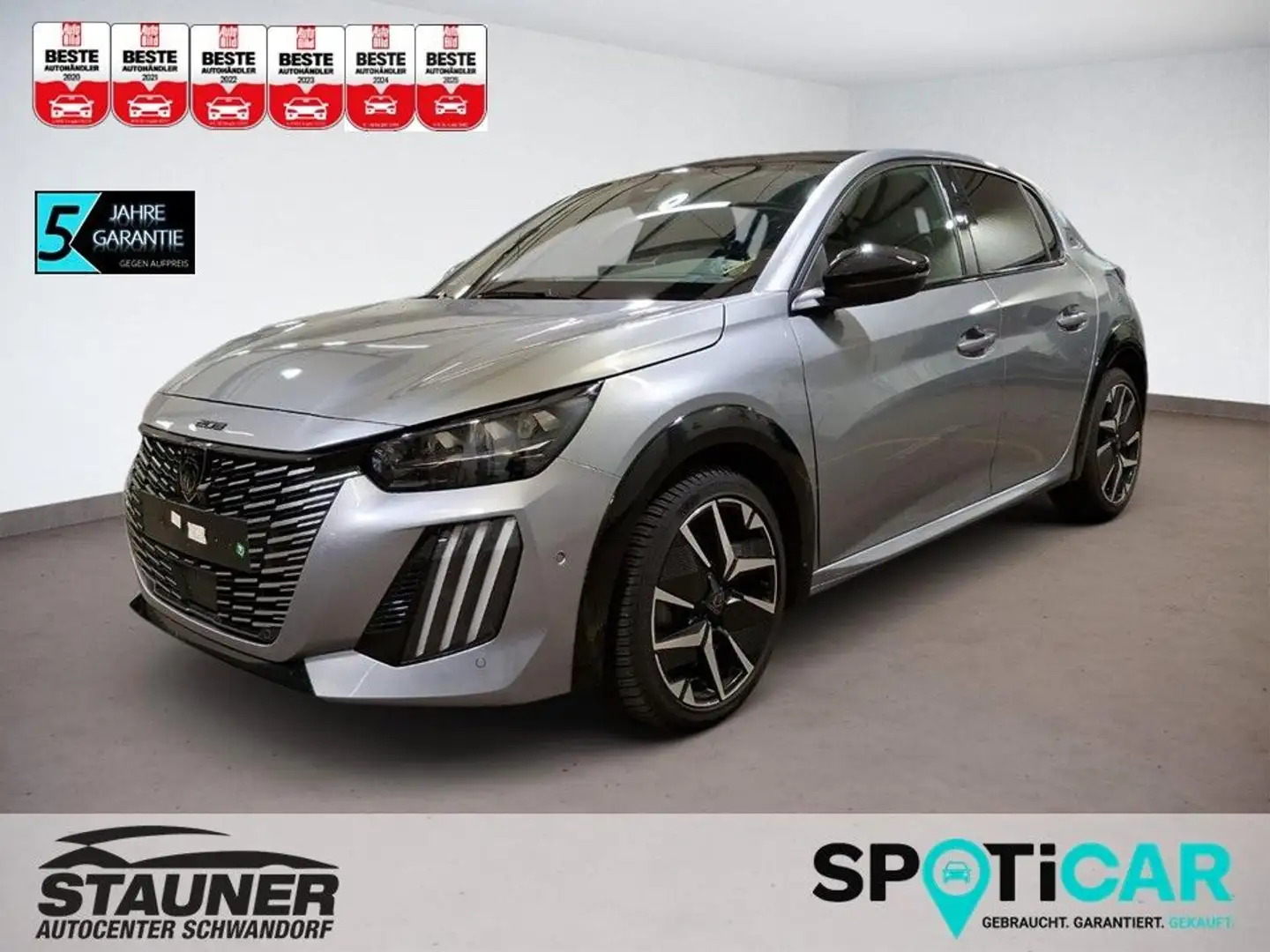 Peugeot 208 Hybrid 145PS GT PDC*KAMERA*SHZ*ALCANTARA* Gris - 1