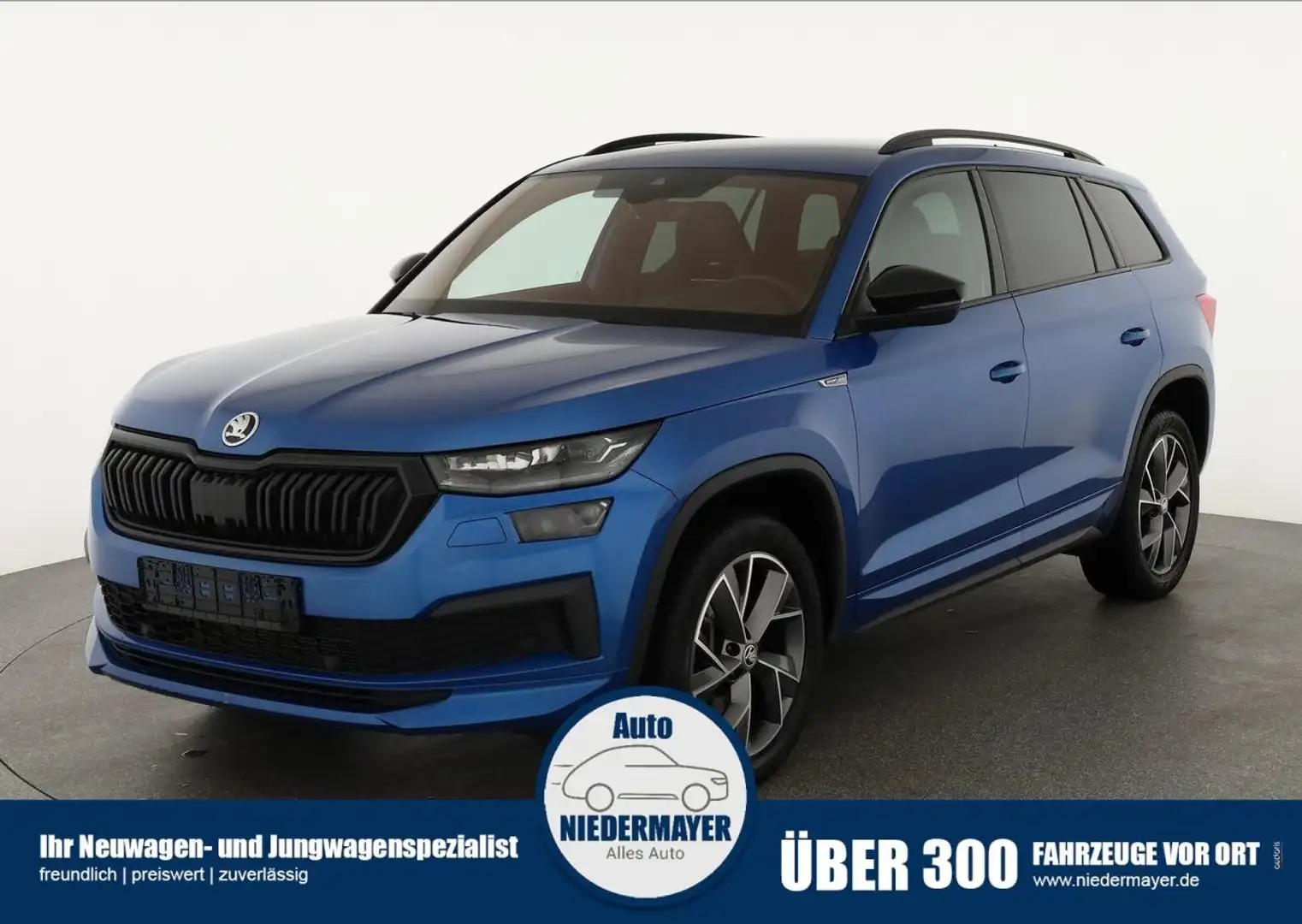 Skoda Kodiaq TDI DSG 4x4 Sportline, Standheizung, Matrix, DCC Bleu - 1