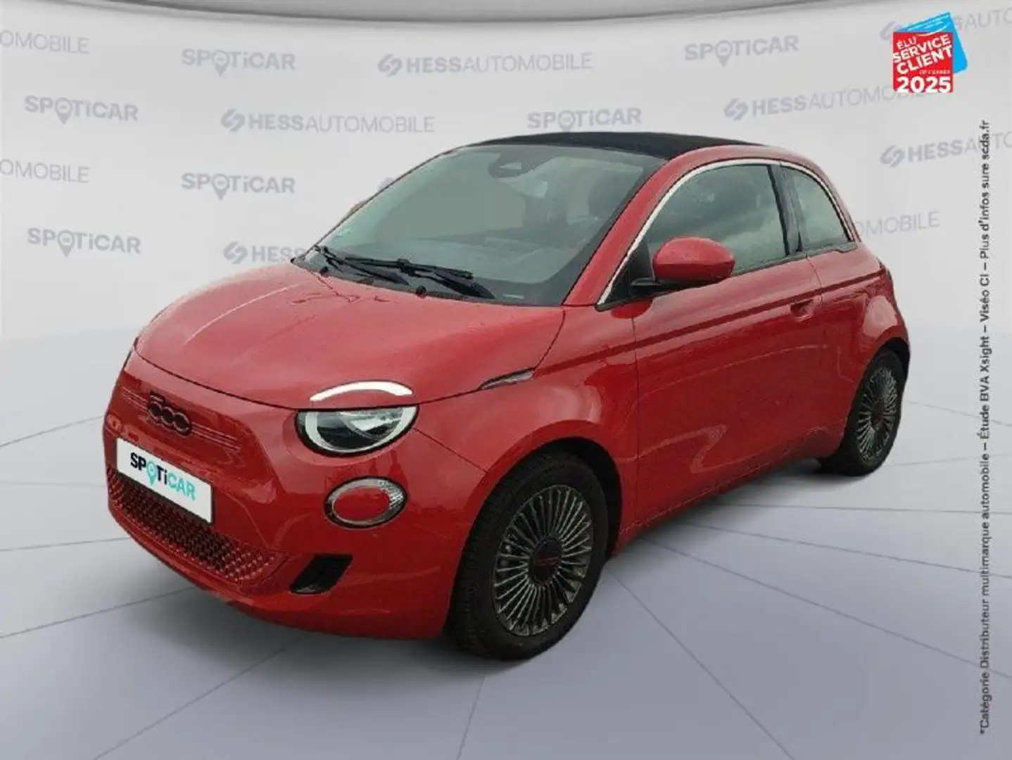 Fiat 500C e 95ch (RED) Rouge - 1