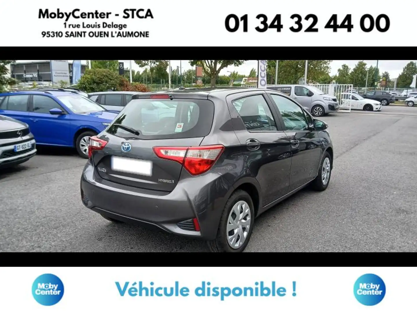 Toyota Yaris 100h France Business 5p MY19 Gris - 2