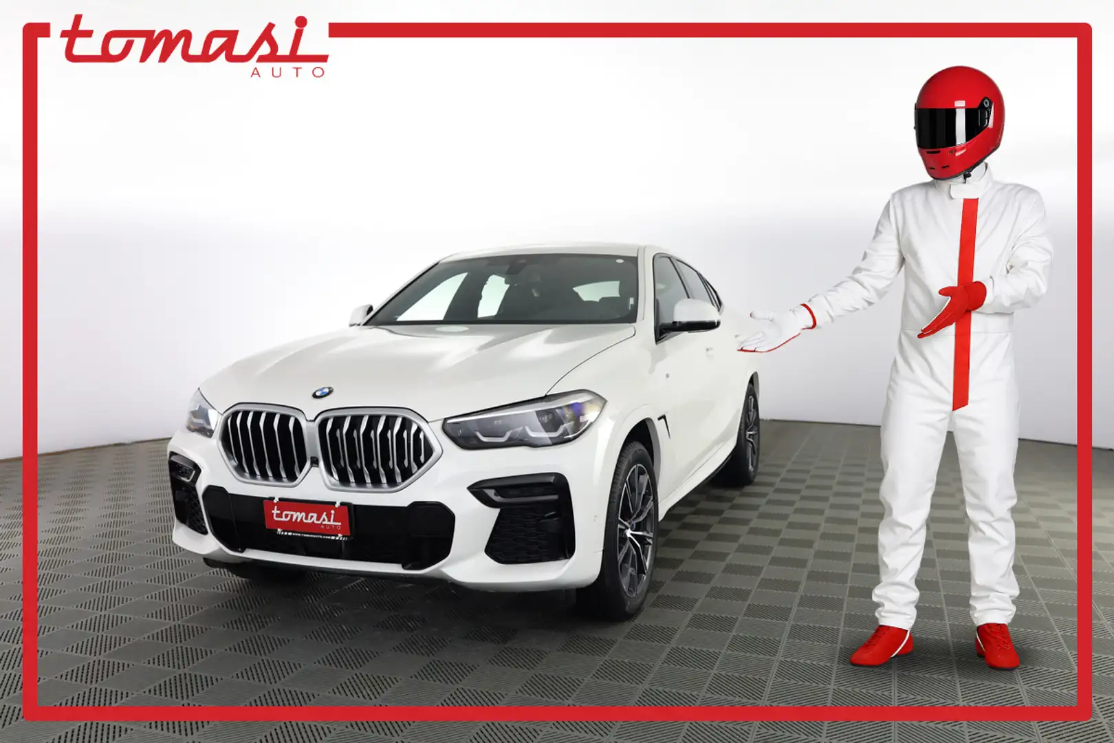 BMW X6 X6 xDrive30d 48V Msport Bianco - 1