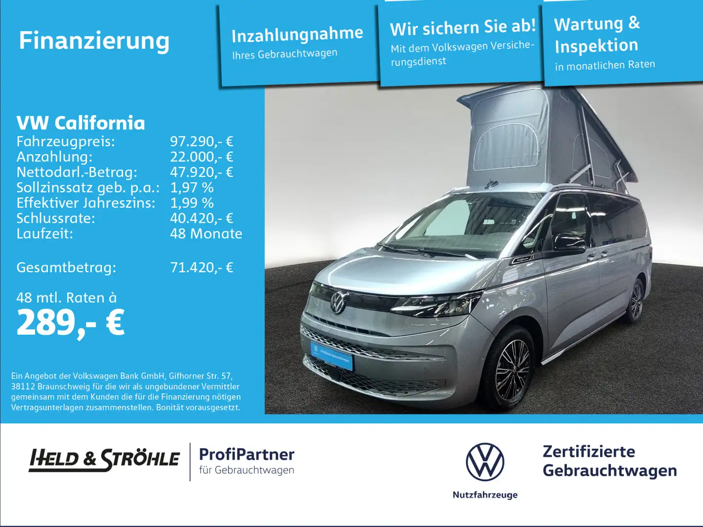 Volkswagen Sonstige Coast 2.0TDI DSG ACC AHK KEYLESS STHZ Silber - 1