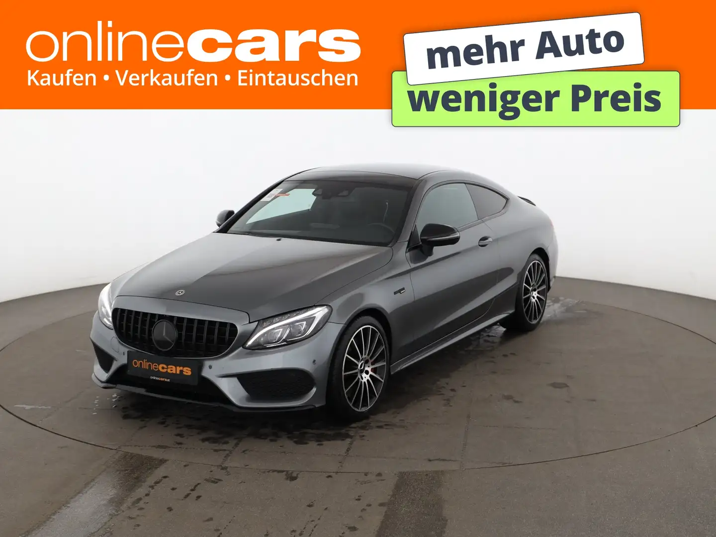 Mercedes-Benz C 43 AMG 4Matic Aut LED SKY RADAR BURMESTER LEDER Gris - 1