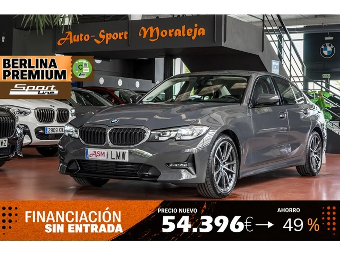 BMW 318 318d Gris - 1