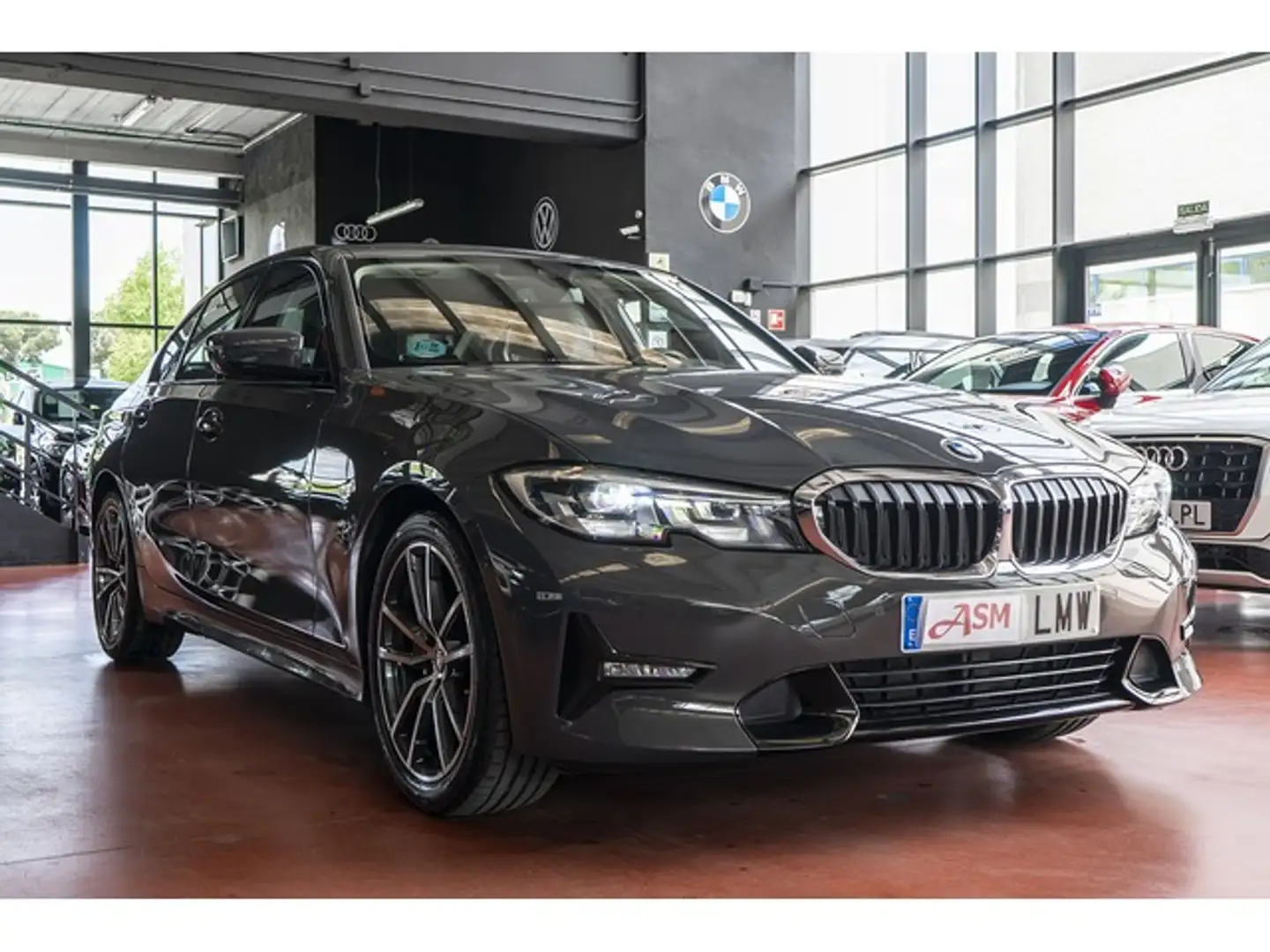BMW 318 318d Gris - 2