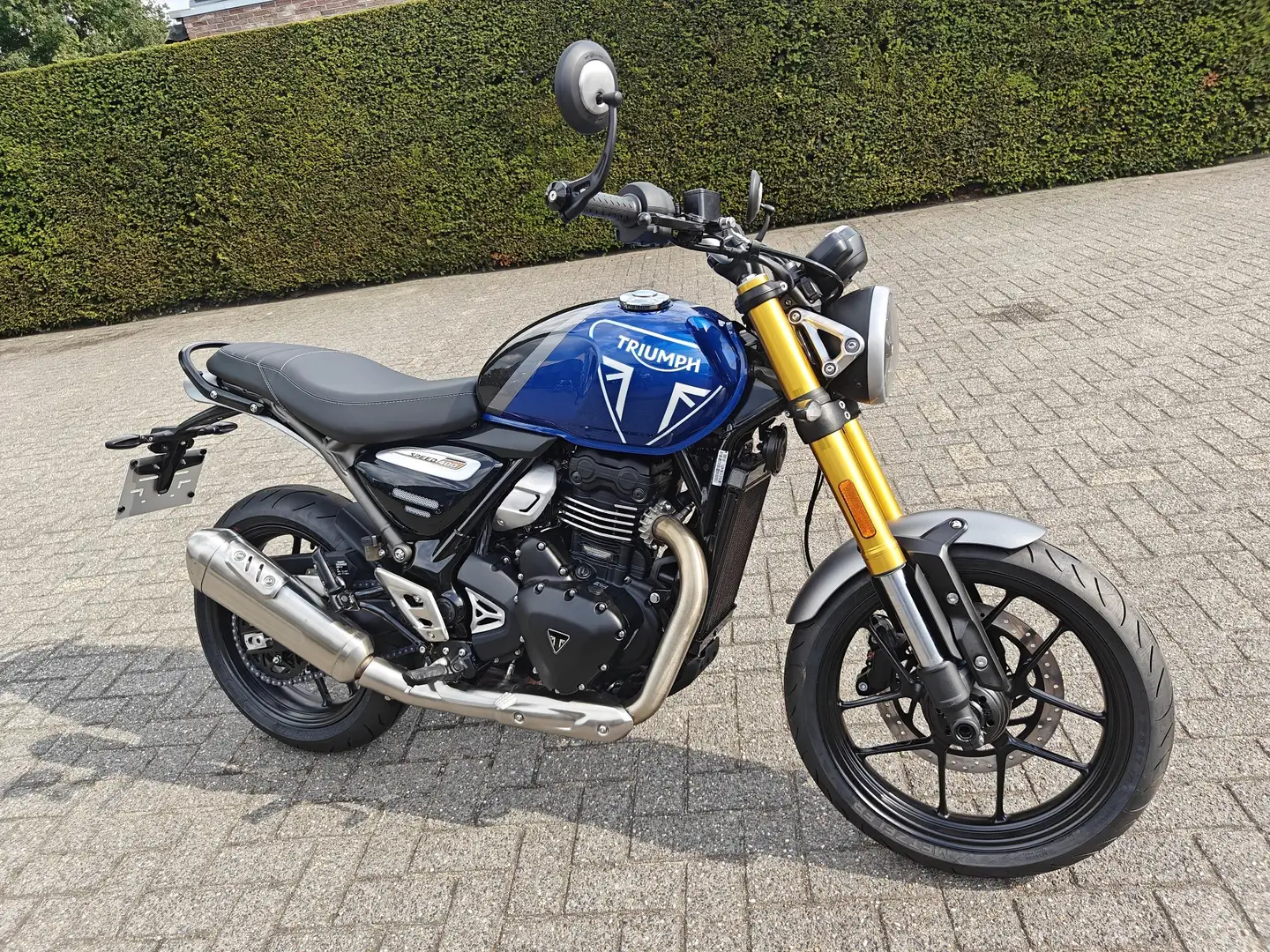 Triumph Speed 400 Bleu - 1