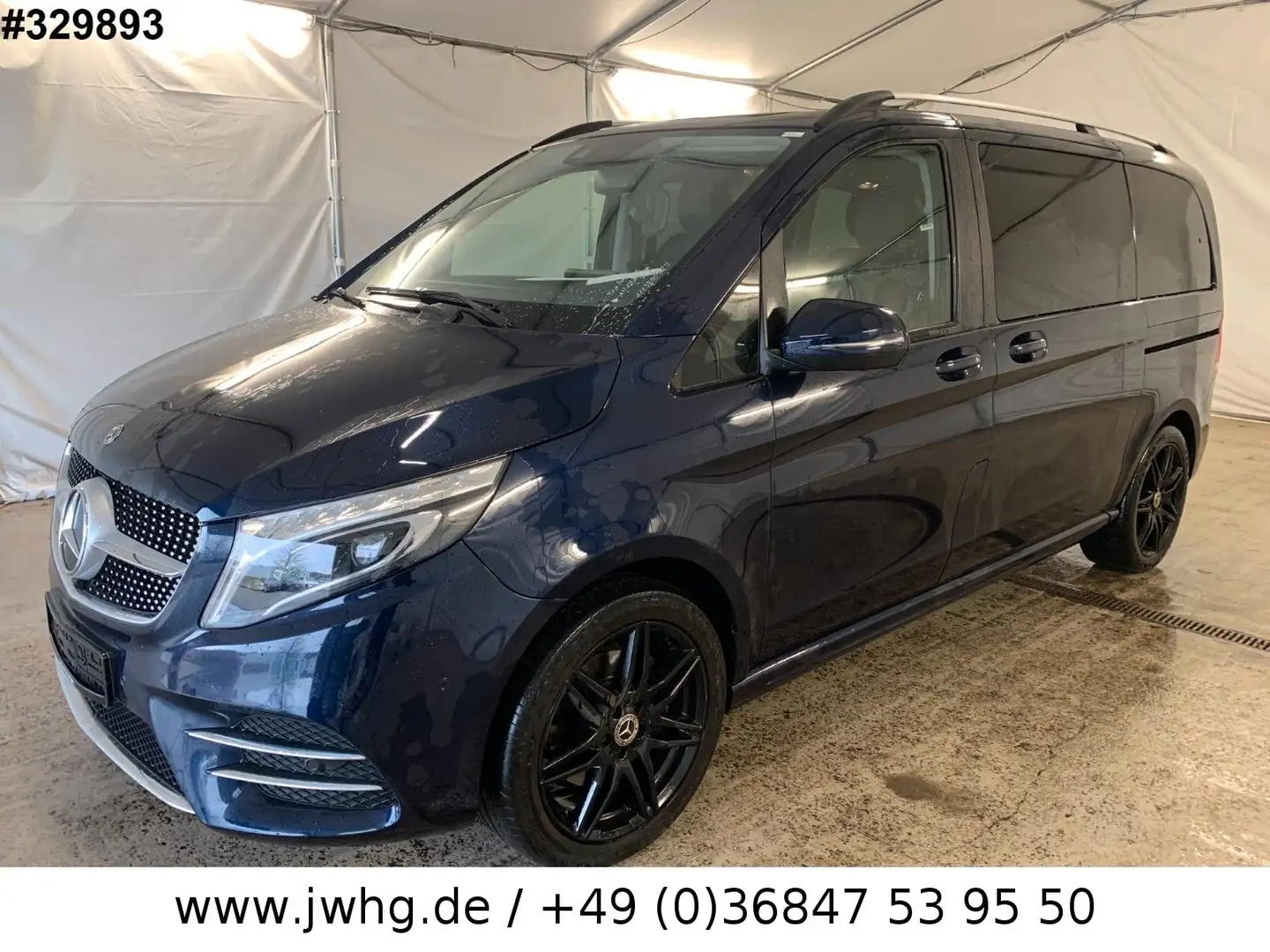 Mercedes-Benz V 300 V300 4M AMG Avantgarde 6Sitz 360Kam 19"Navi Burm Blau - 1