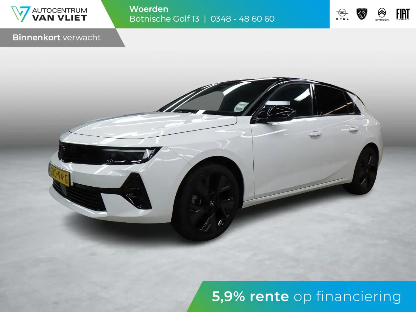 Opel Astra Electric 54 kWh GS Blanc - 1