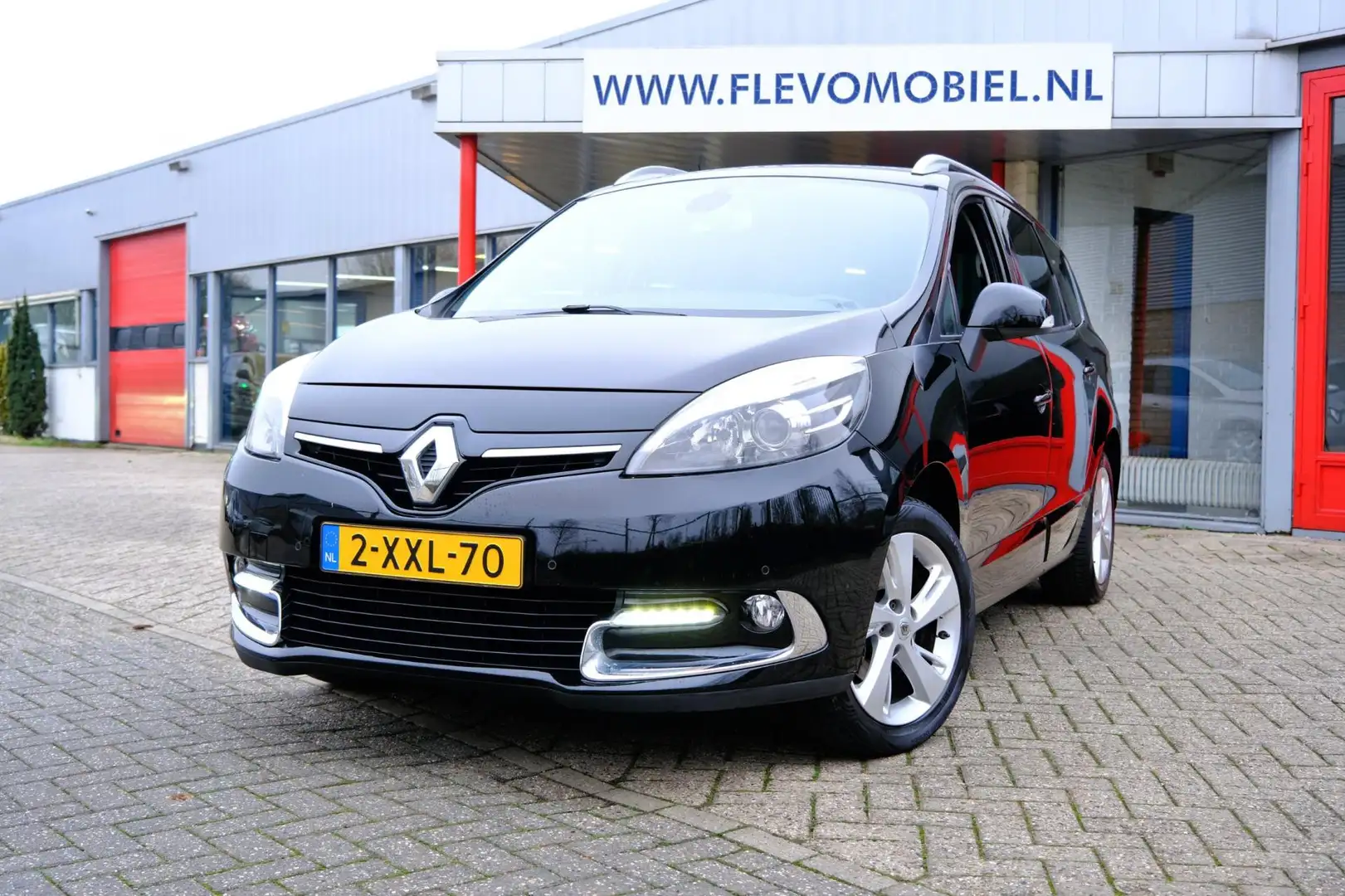 Renault Grand Scenic 1.2 TCe R-Cinéma Navi|Clima|LMV|Half Leder Zwart - 1