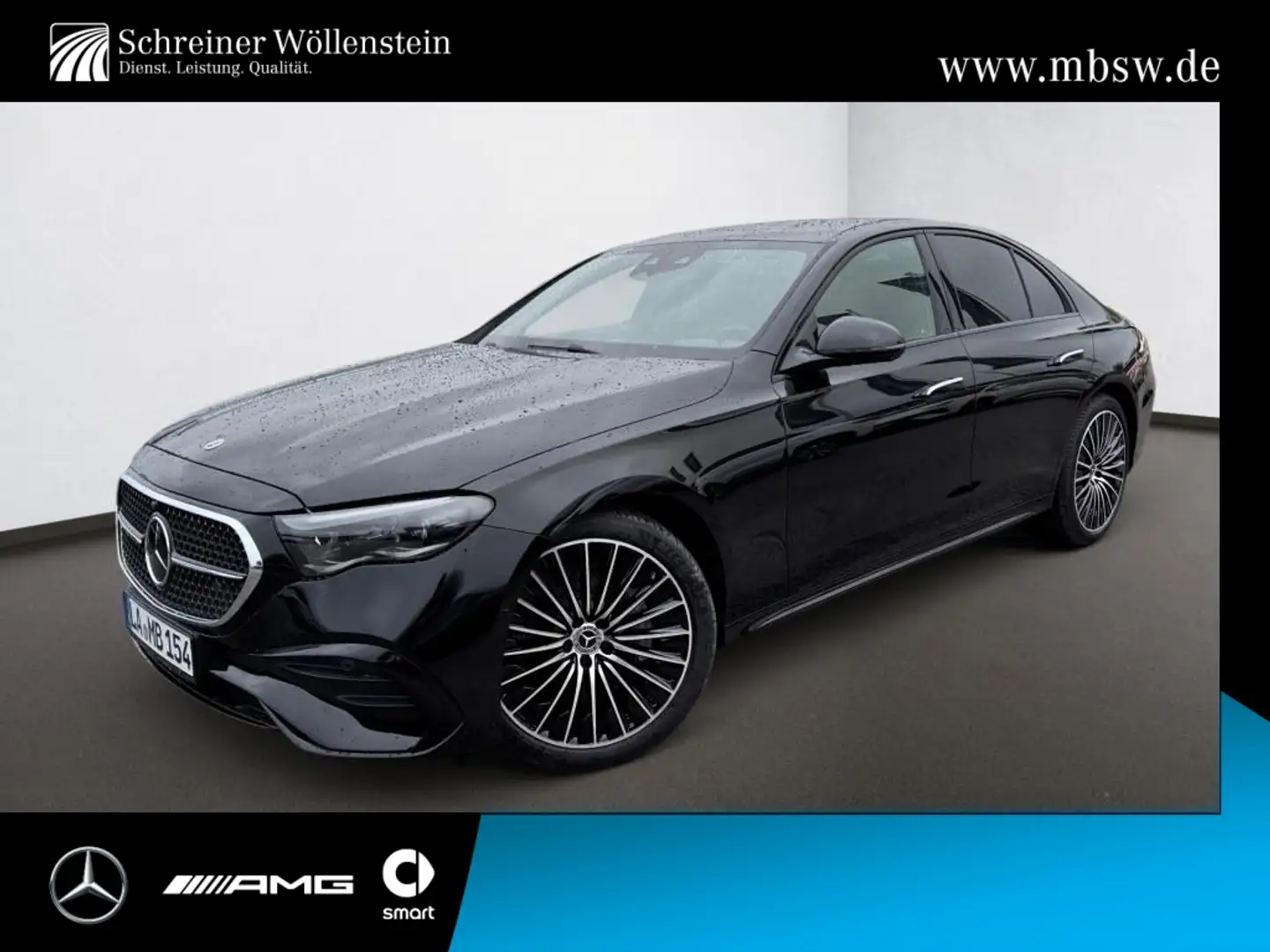 Mercedes-Benz E 450 d 4m AMG*Night*Pano*Dig-Light*Head-Up*Burm Schwarz - 1