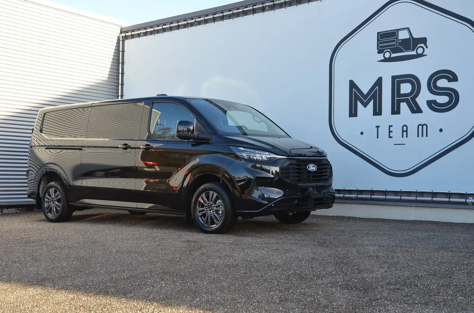 Ford Transit Custom - LIMITED- L2- Automaat- Nieuw- 36990+BTW Noir - 1