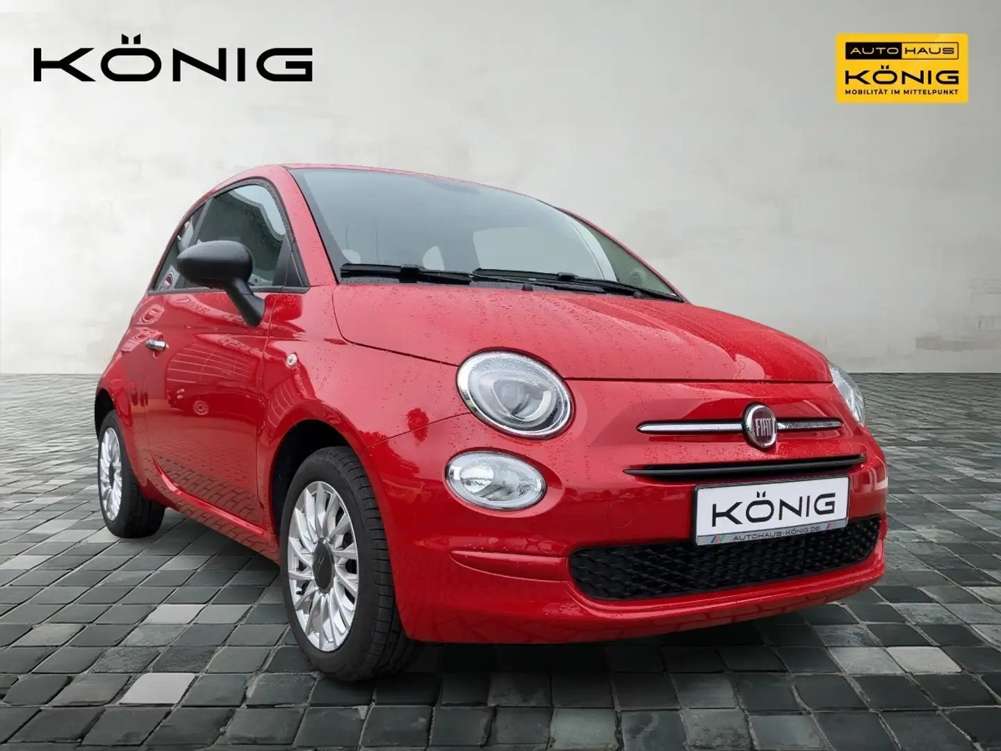 Fiat 500 1.0 Mild Hybrid Klima&Sound *DAB+*USB* Rot - 2