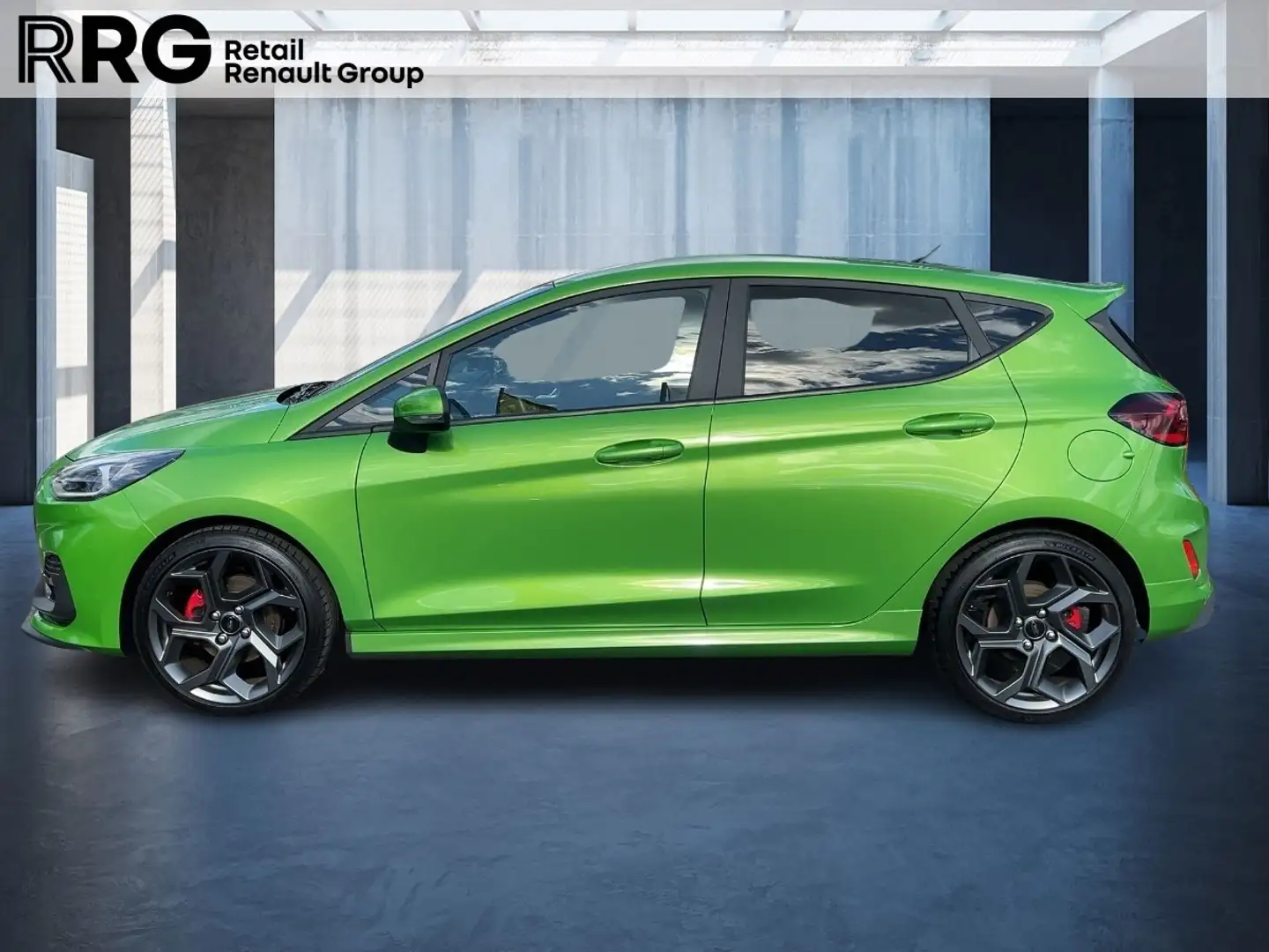 Ford Fiesta ST Performance Kamera Alcantara Navi Grün - 2