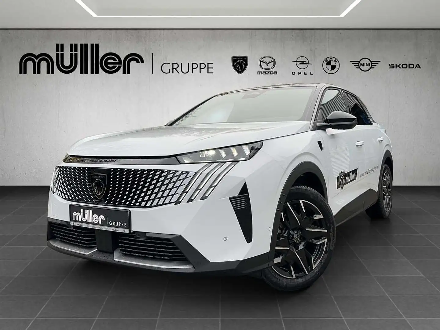 Peugeot 3008 GT HYBRID 136 e-DSC6 Weiß - 1