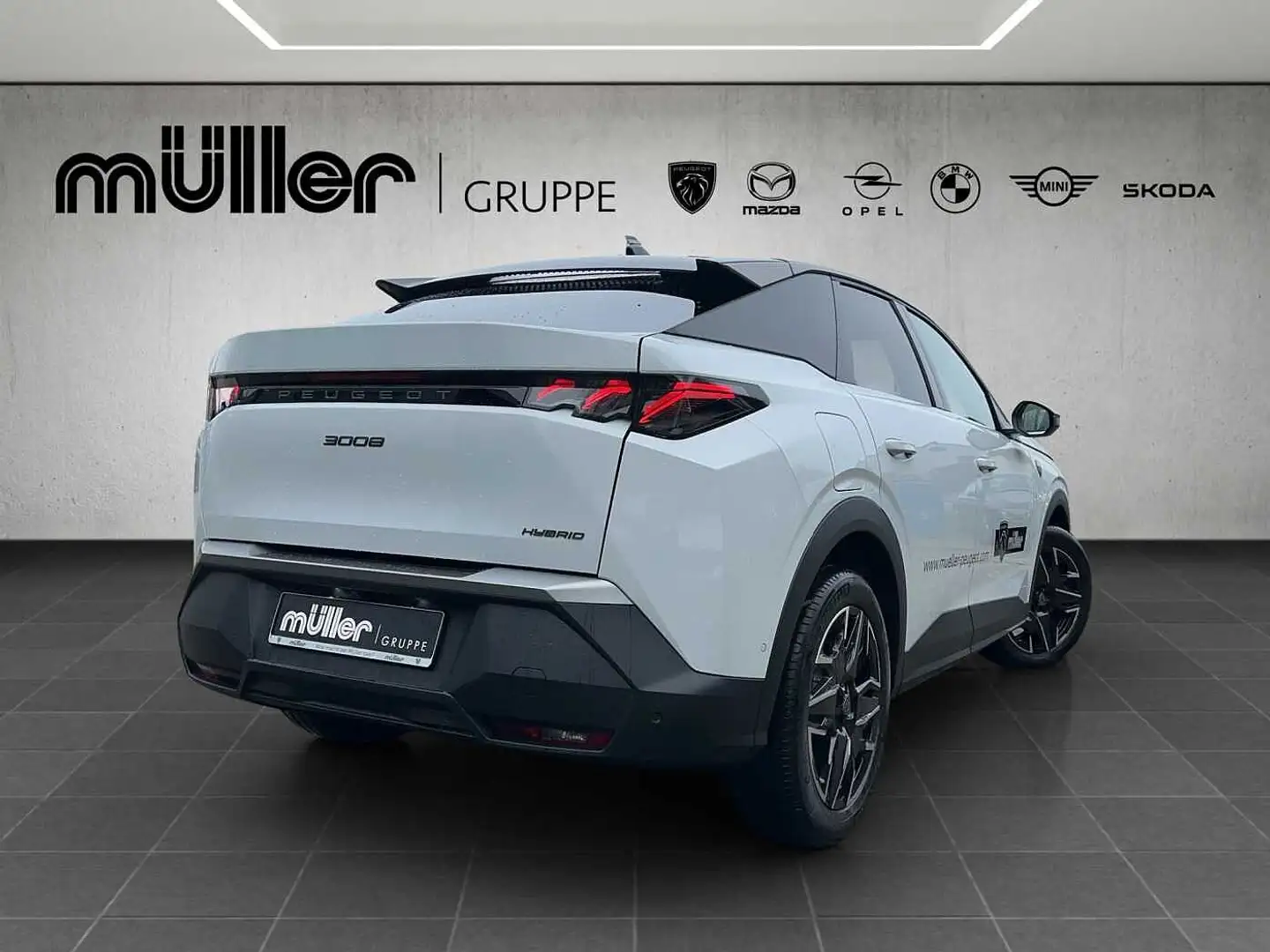 Peugeot 3008 GT HYBRID 136 e-DSC6 Weiß - 2