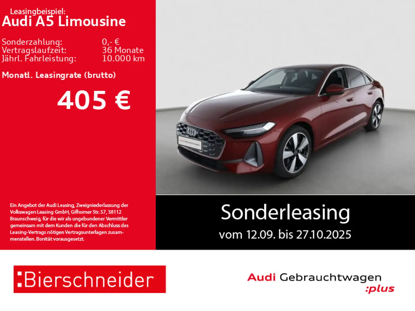 Audi A5 A5 Lim TFSI S tronic advanced 19 LE Rot - 1