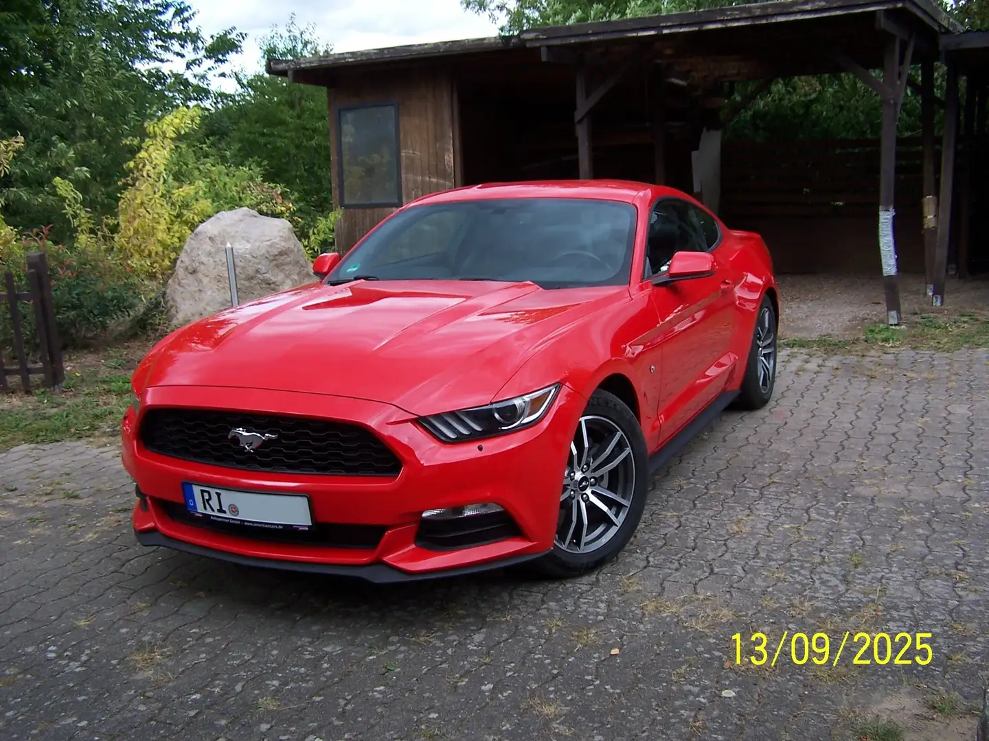 Ford Mustang 3,7 Liter,  V6 Rot - 1