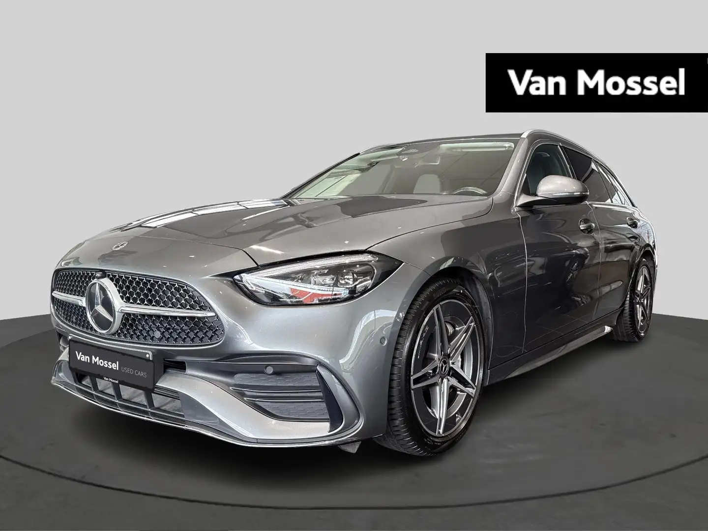 Mercedes-Benz C 180 AMG Line Estate + LED + CARPLAY + SENSOREN + CAMER Gris - 1