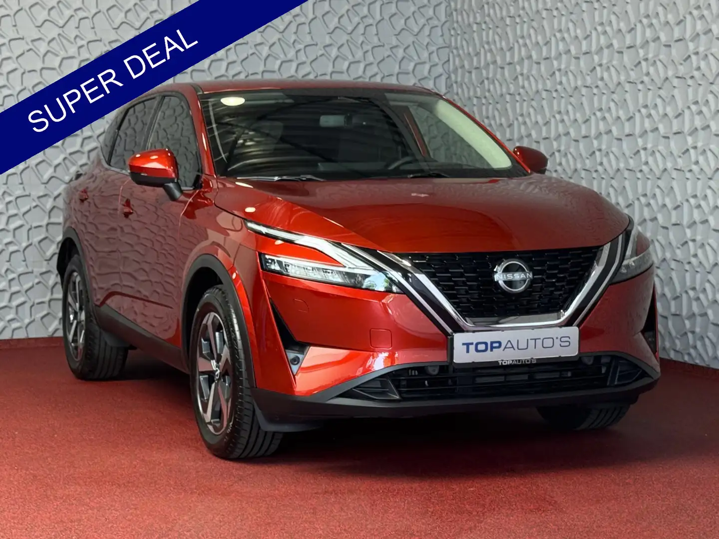 Nissan Qashqai 1.3 MHEV 140PK N-CONNECTA XL.NAVI HEADUP 360.CAM V Rosso - 1