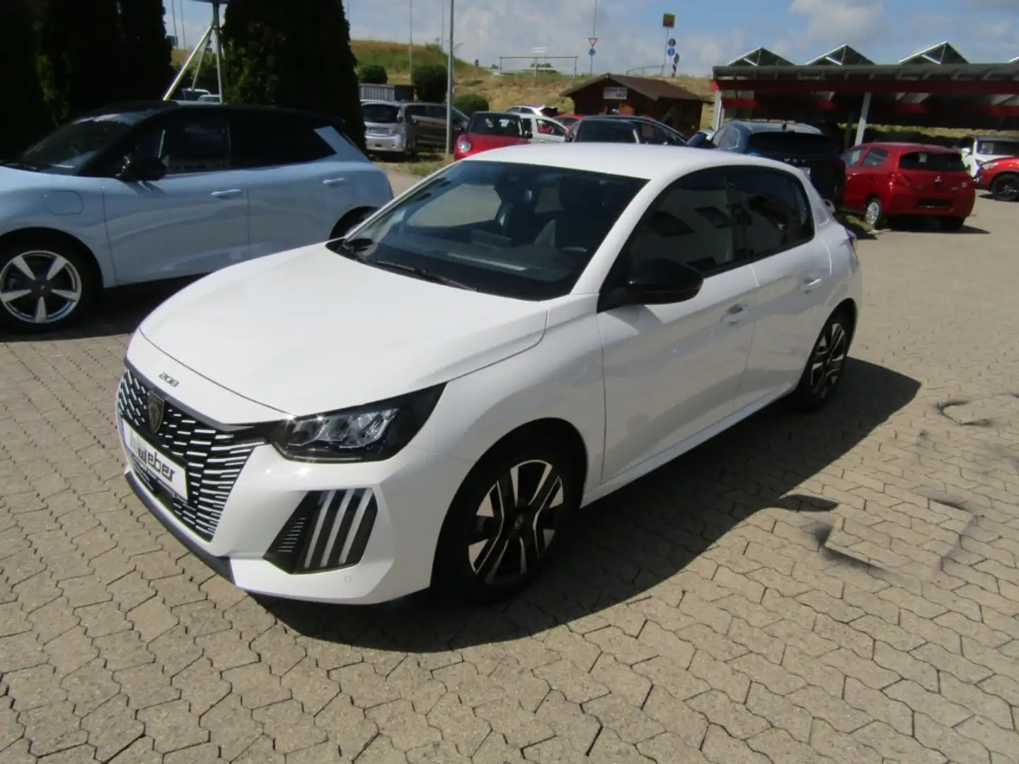 Peugeot 208 Allure PureTech 100 EU6e 1.2 SHZ KLIMA PDC GRA FSE Blanc - 2