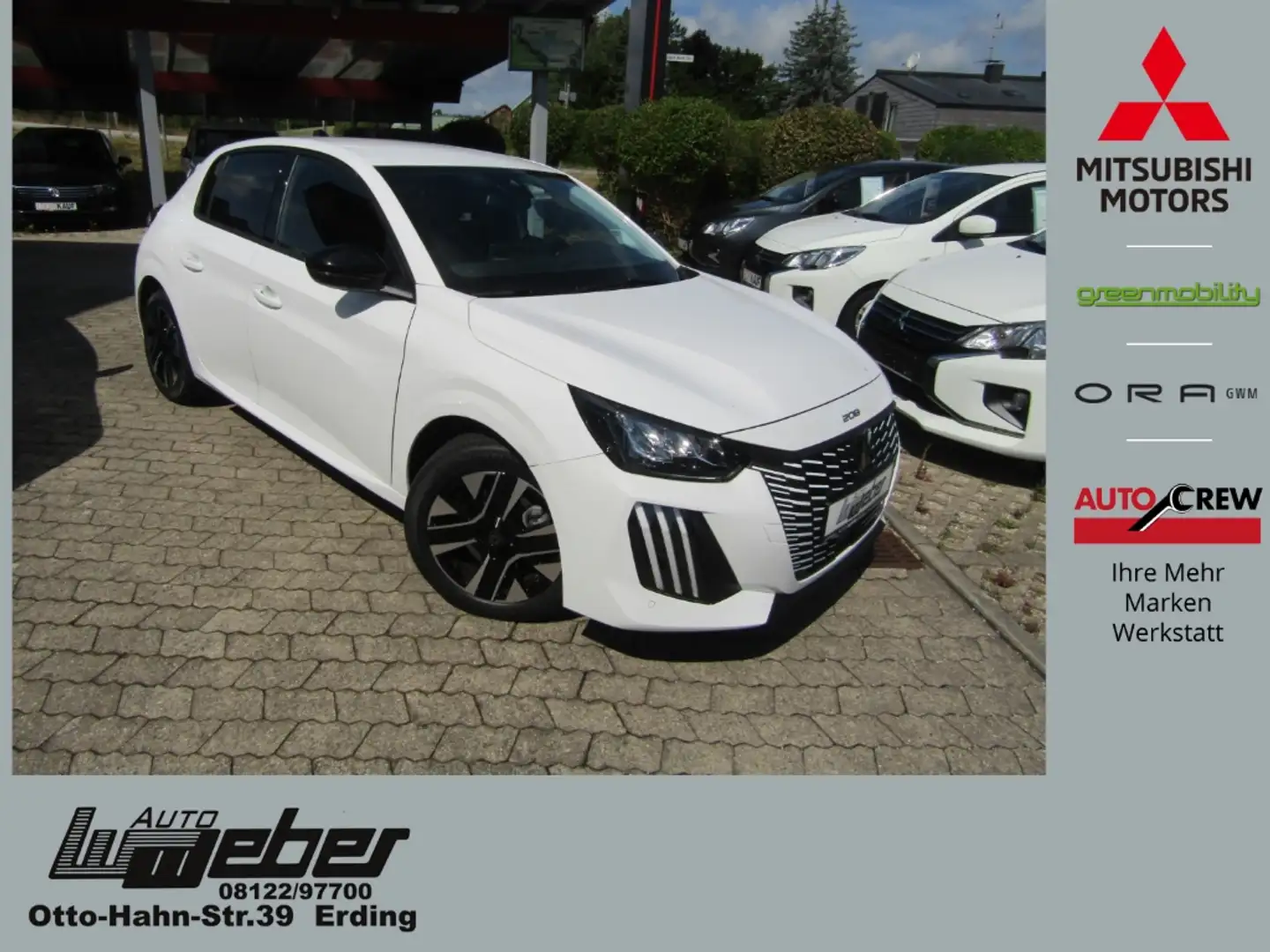 Peugeot 208 Allure PureTech 100 EU6e 1.2 SHZ KLIMA PDC GRA FSE Blanc - 1