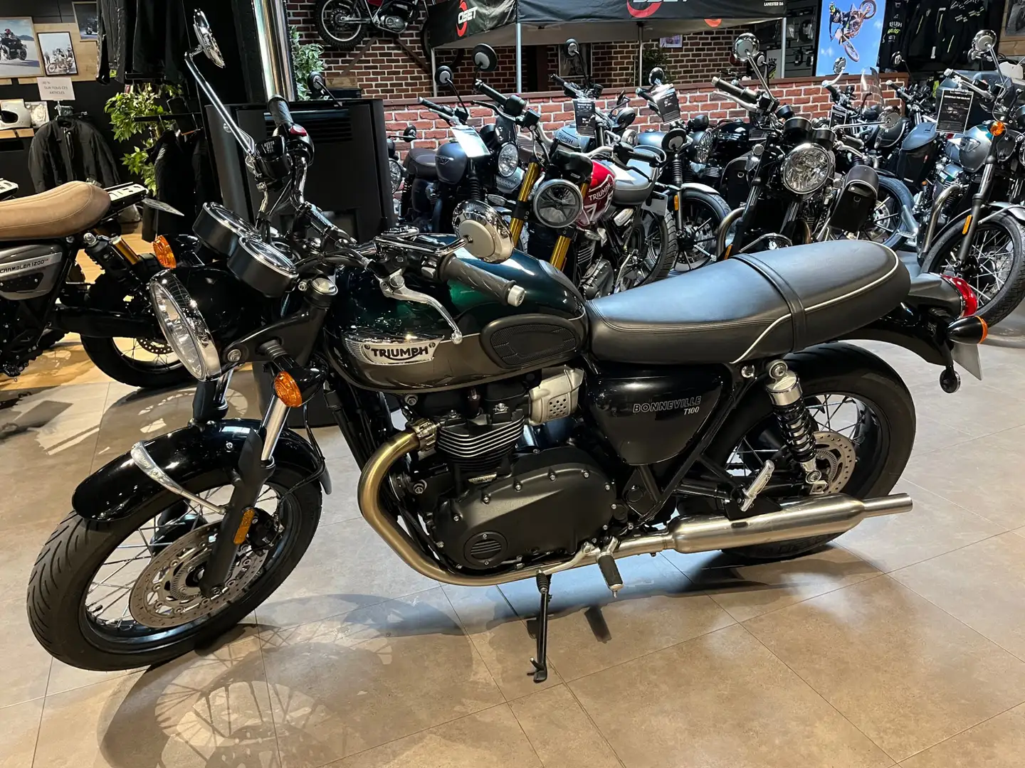 Triumph Bonneville T100 Zelená - 1