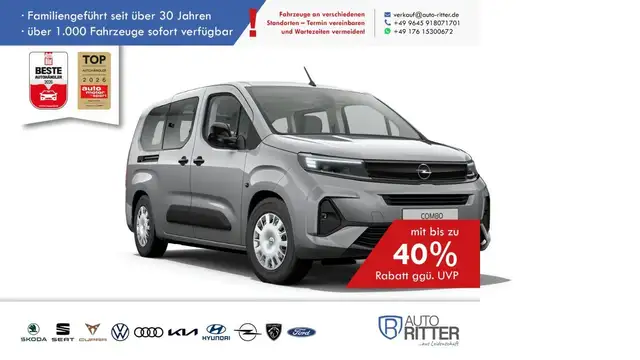 Opel Combo N1 XL Edition RFK|Navi|Carplay|Klima|PD...
