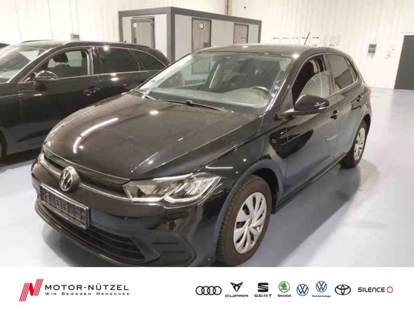 Volkswagen Polo 1.0TSI DSG LIFE LED+NAV+APP+SHZ+PDC+MFL+DAB Noir - 1