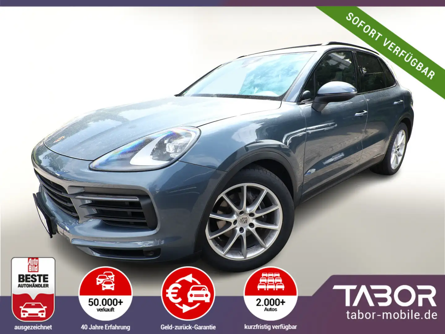 Porsche Cayenne 3.0 V6 Turbo 340 PASM Pano 20Z AHK PDLS Blau - 1