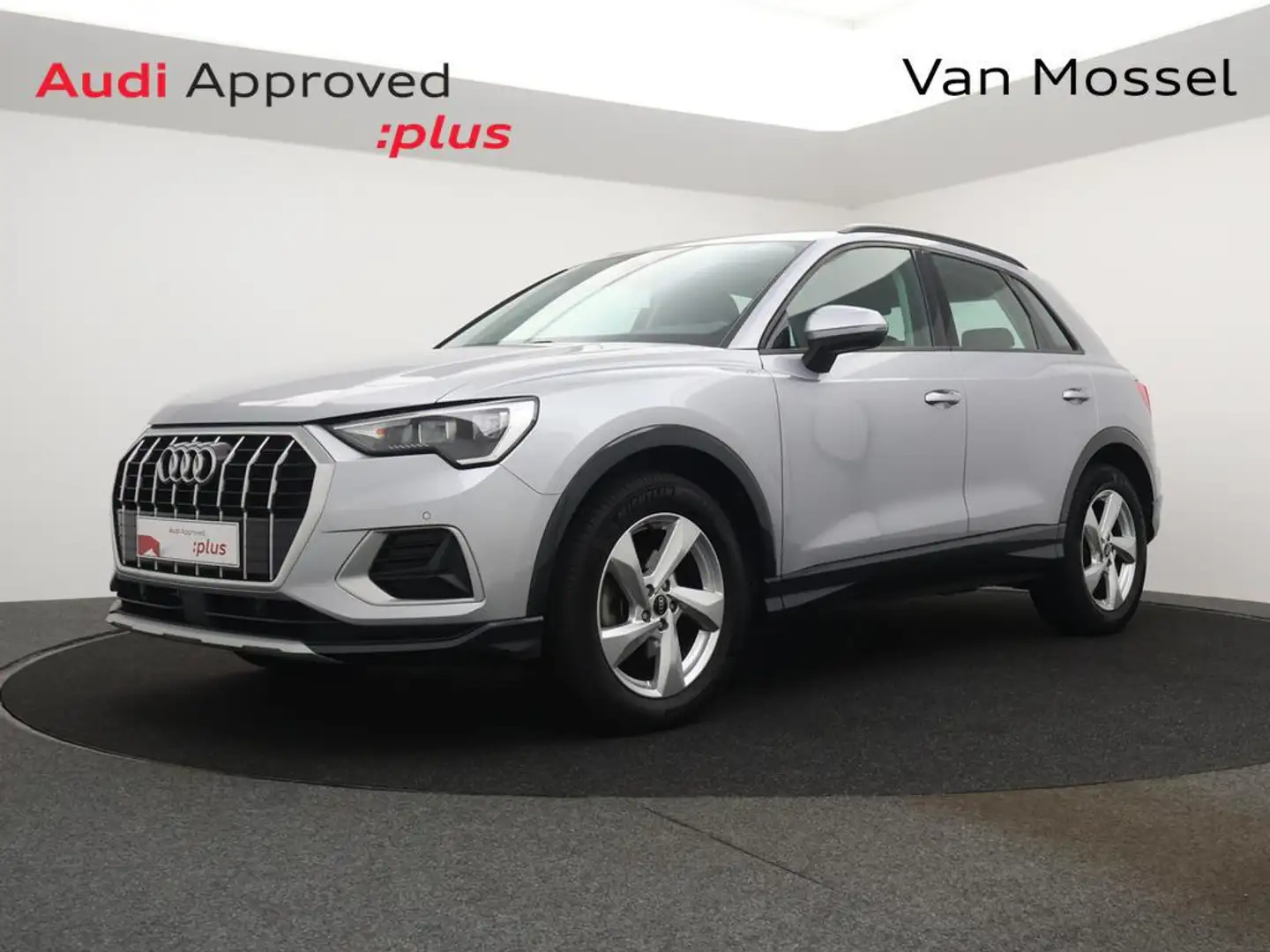 Audi Q3 Audi Q3 Business Edition 35TDI 150PK *AUTOMAAT*LEDER*TREKHAAK*NAVI*BLTH*CRUISE*ZETELVERWARMING*DIGITAL DASHBOARD*... Argent - 1