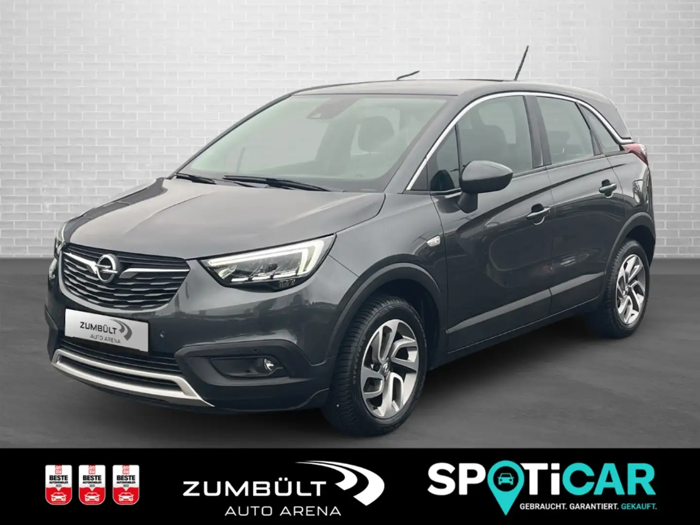 Opel Crossland Innovation 1.2 T +Navi LED Apple CarPlay Ambienteb Grau - 1