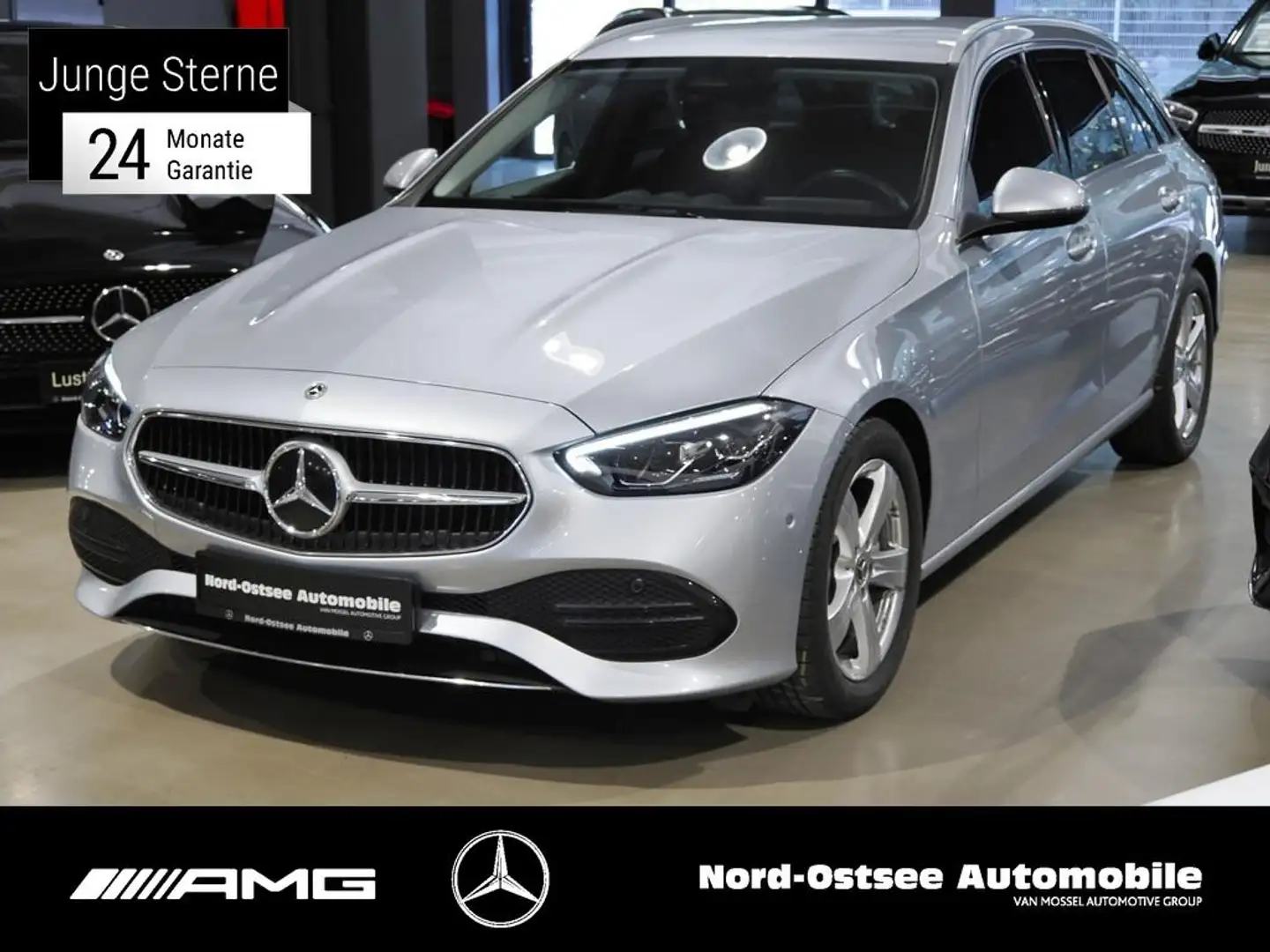 Mercedes-Benz C 200 T AVANTGARDE AHK STANDHZ KAMERA LED DAB 9G Argent - 1