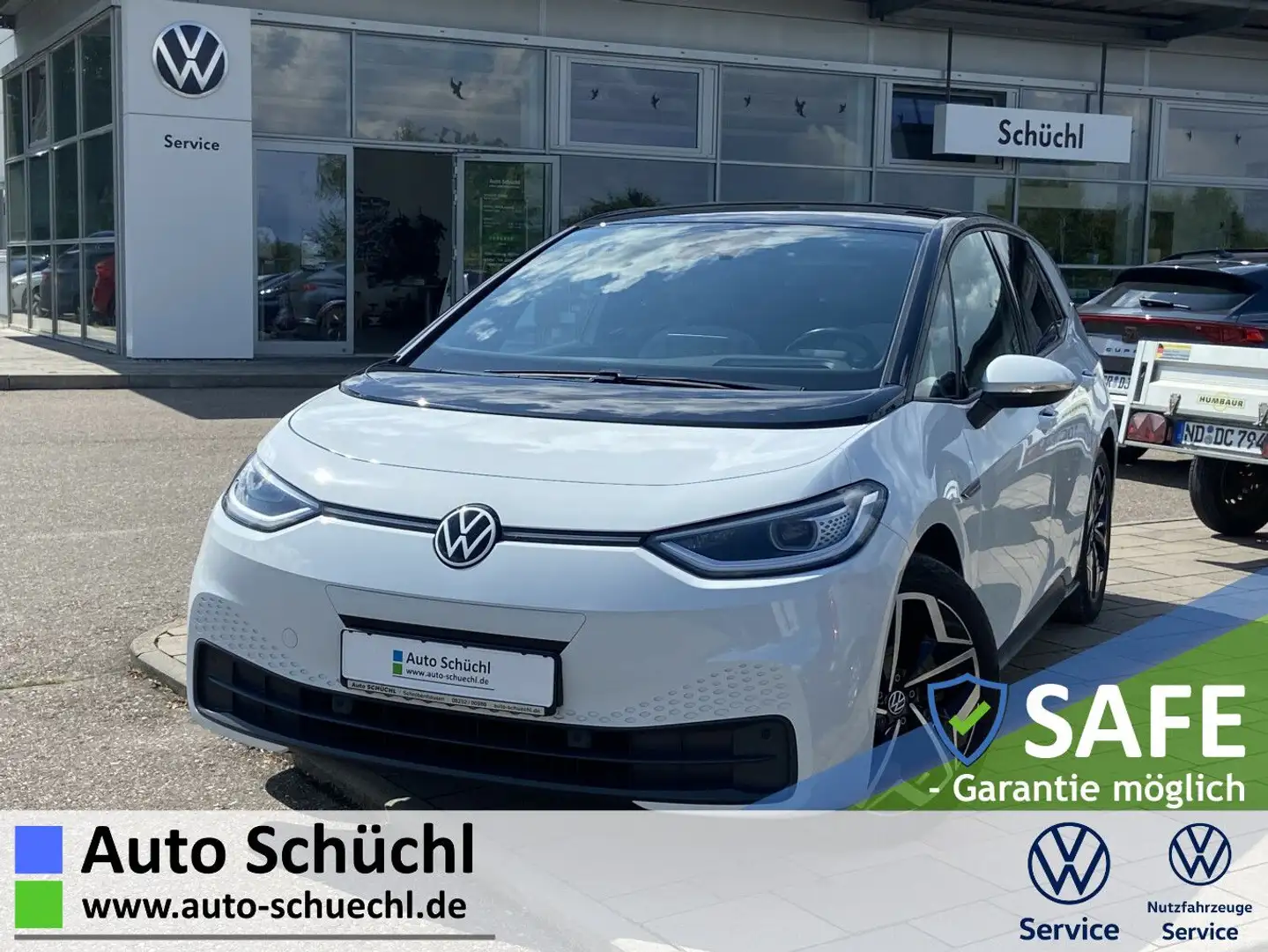 Volkswagen ID.3 PRO-S 82 kWh WÄRMEPUMPE+NAVI+MATRIX-LED+CC Weiß - 1
