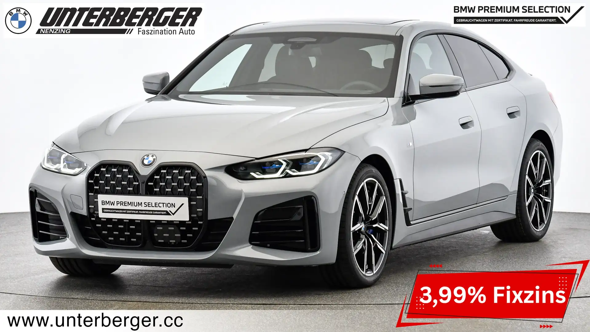 BMW 420 d xDrive Gran Coupé // M Sportpaket // Anhängerkup Gris - 1