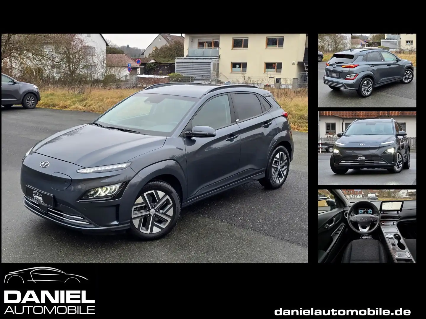 Hyundai Kona Elektro Trend 2WD LED+NAVI+WP+ACC+KAM+KEYL Gris - 1