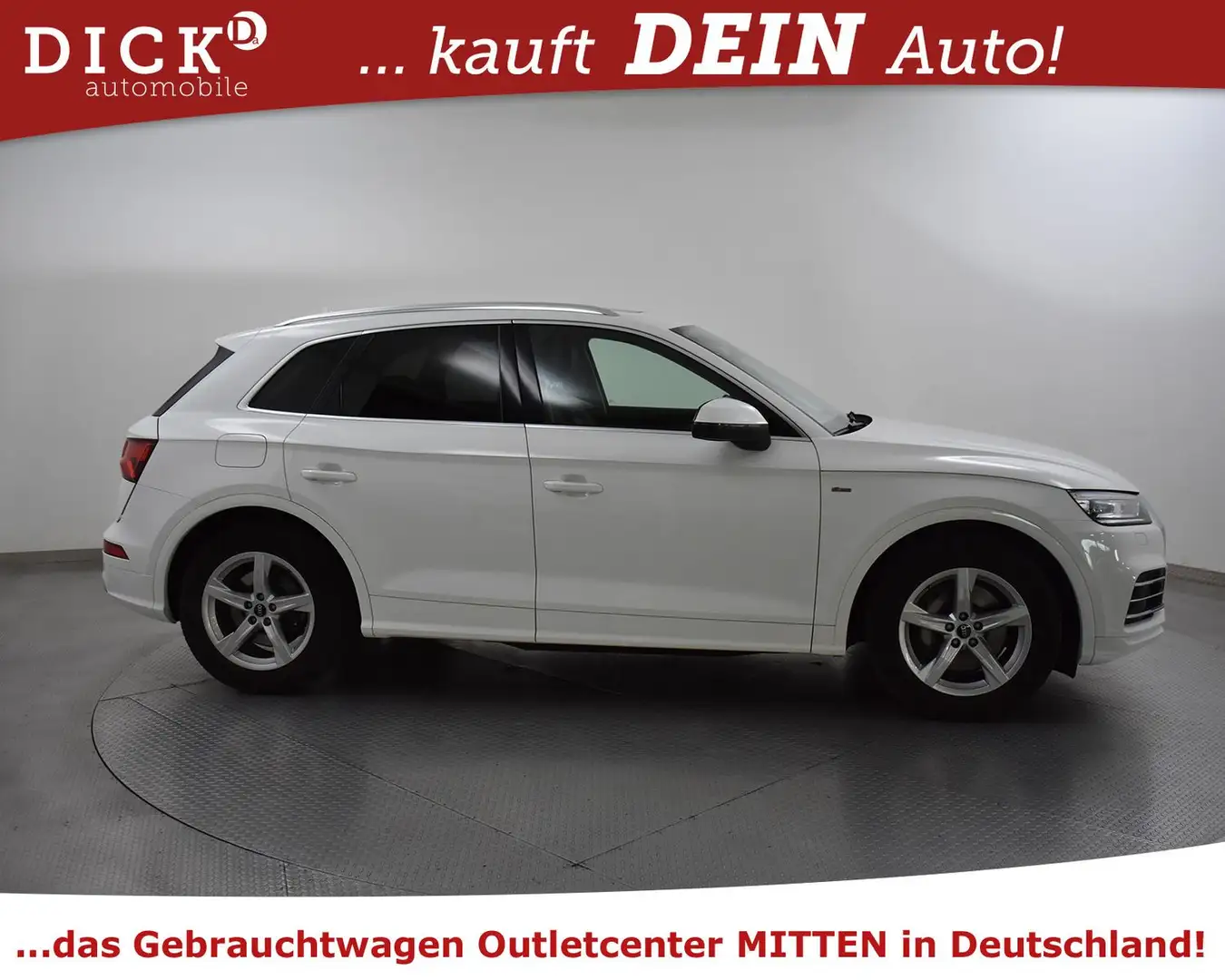 Audi Q5 50 TFSIe Quatt S LINE+LUFT+PANO+AHK+KAM+LEDER Weiß - 2