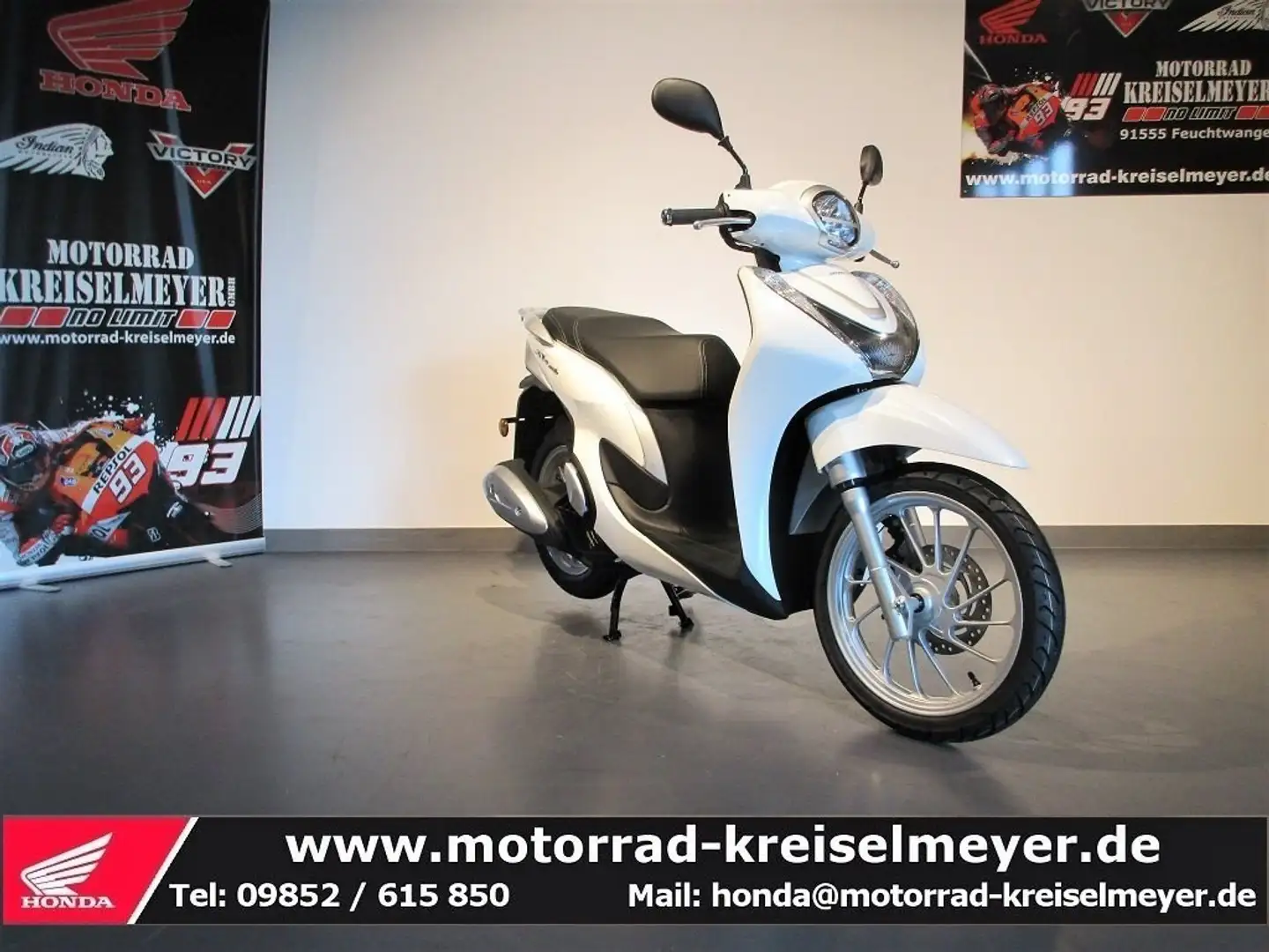 Honda SH 125 sofort verfügbar zum Aktionspreis! Weiß - 1