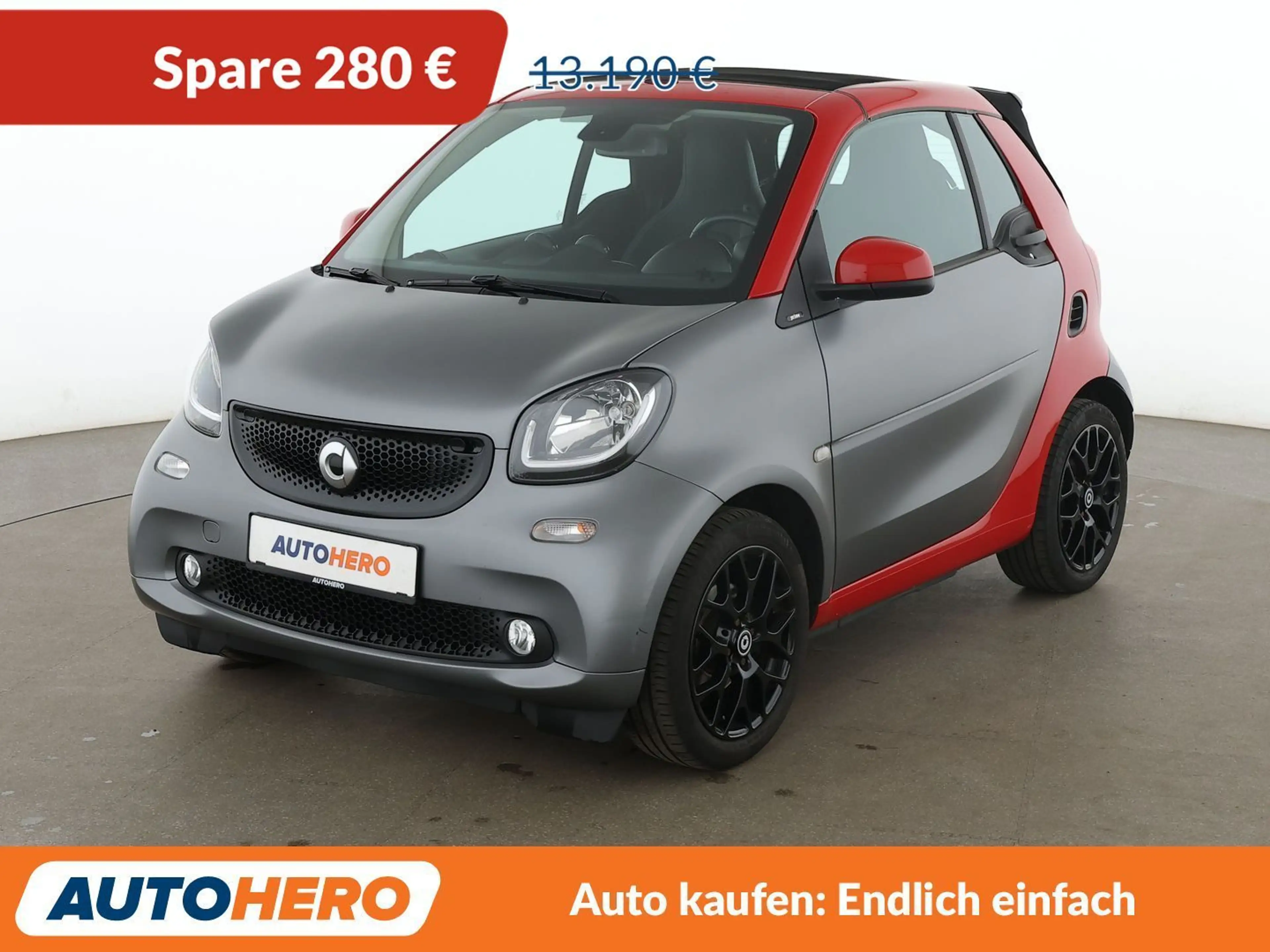 smart forTwo 1.0 Prime Aut.*NAVI*SHZ*KLIMA*TEMPO*CABRIO*