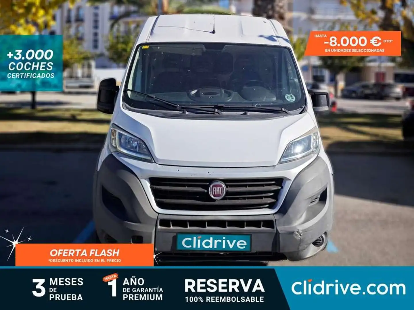 Fiat Ducato 35 2.3 Multijet Chasis Cabina Medio 130 Blanco - 1