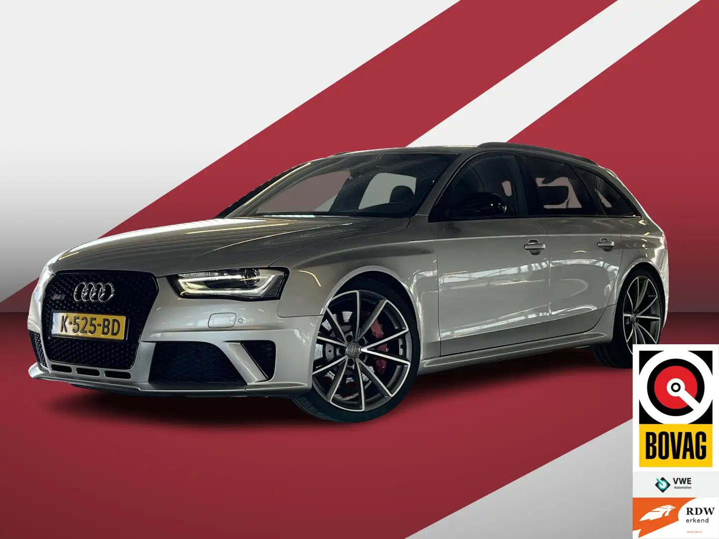 Audi RS4 4.2 FSI RS 4 quattro S-line Audi Exclusief interie Šedá - 1