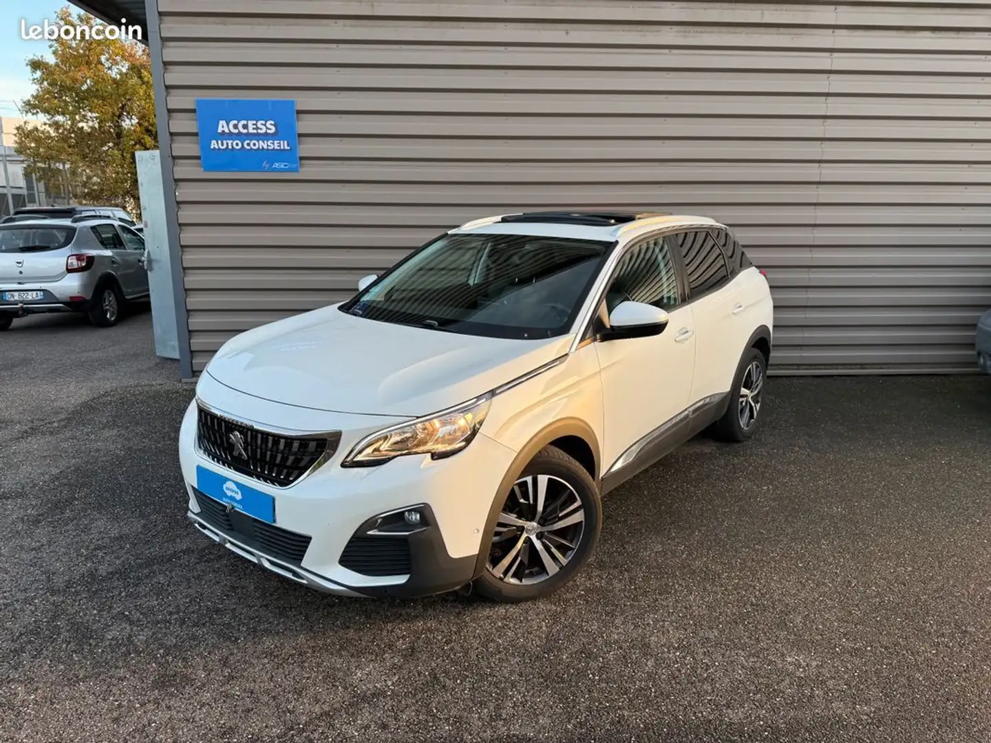 Peugeot 3008 ALLURE BVM6, COURROIE RAPPEL, Entretien suivi, GARANTIE Blanc - 1