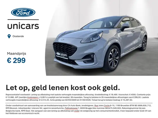 Ford Puma 1.0i Ecoboost mHEV 92kW ST-Line